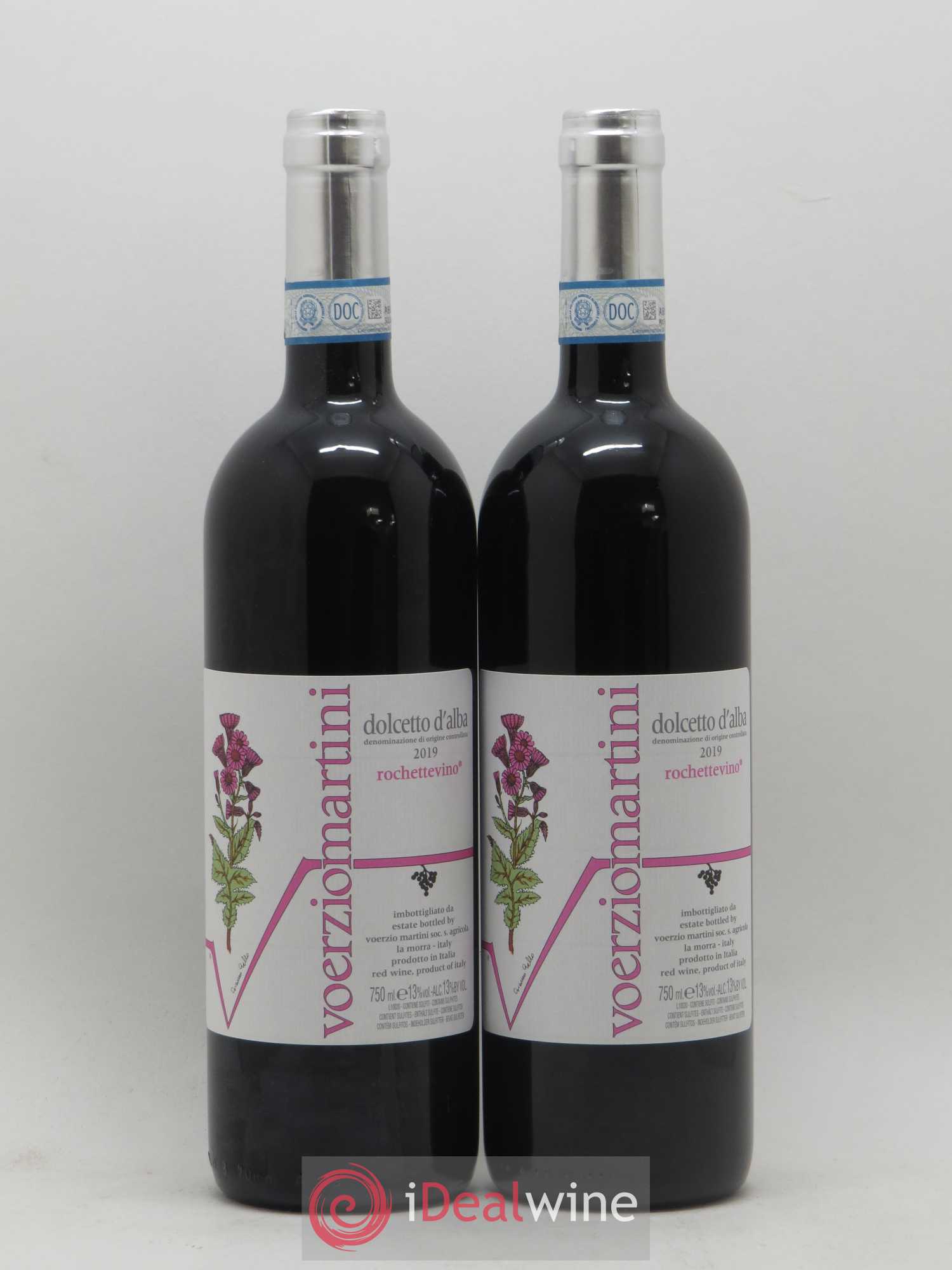 Dolcetto d'Alba DOC DOC Rochettevino Voerzio Martini 2019 - Posten von 2 Flaschen - 0