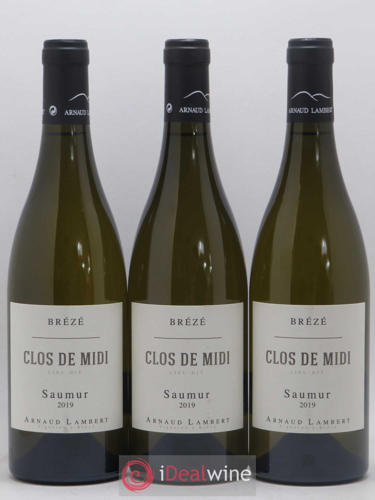 Saumur Brézé Clos de Midi Arnaud Lambert 2019 - Lot de 3 bouteilles - 0