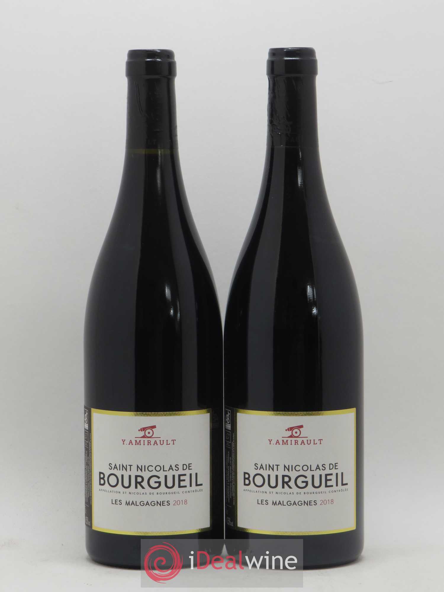 Saint-Nicolas de Bourgueil Les Malgagnes Yannick Amirault (Domaine) 2018 - Lot de 2 bouteilles - 0