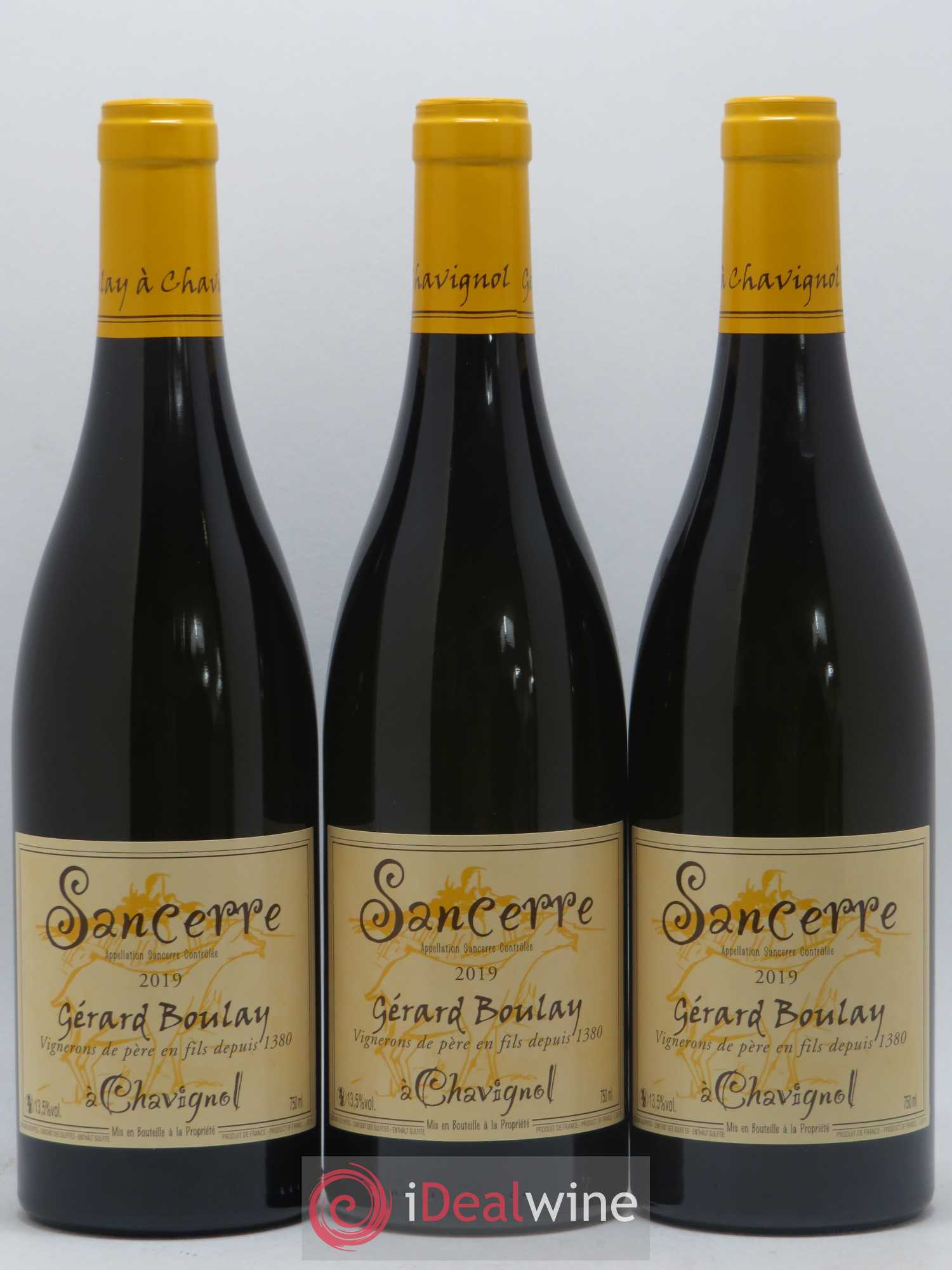 Sancerre Gérard Boulay 2019 - Lot de 3 bouteilles - 0
