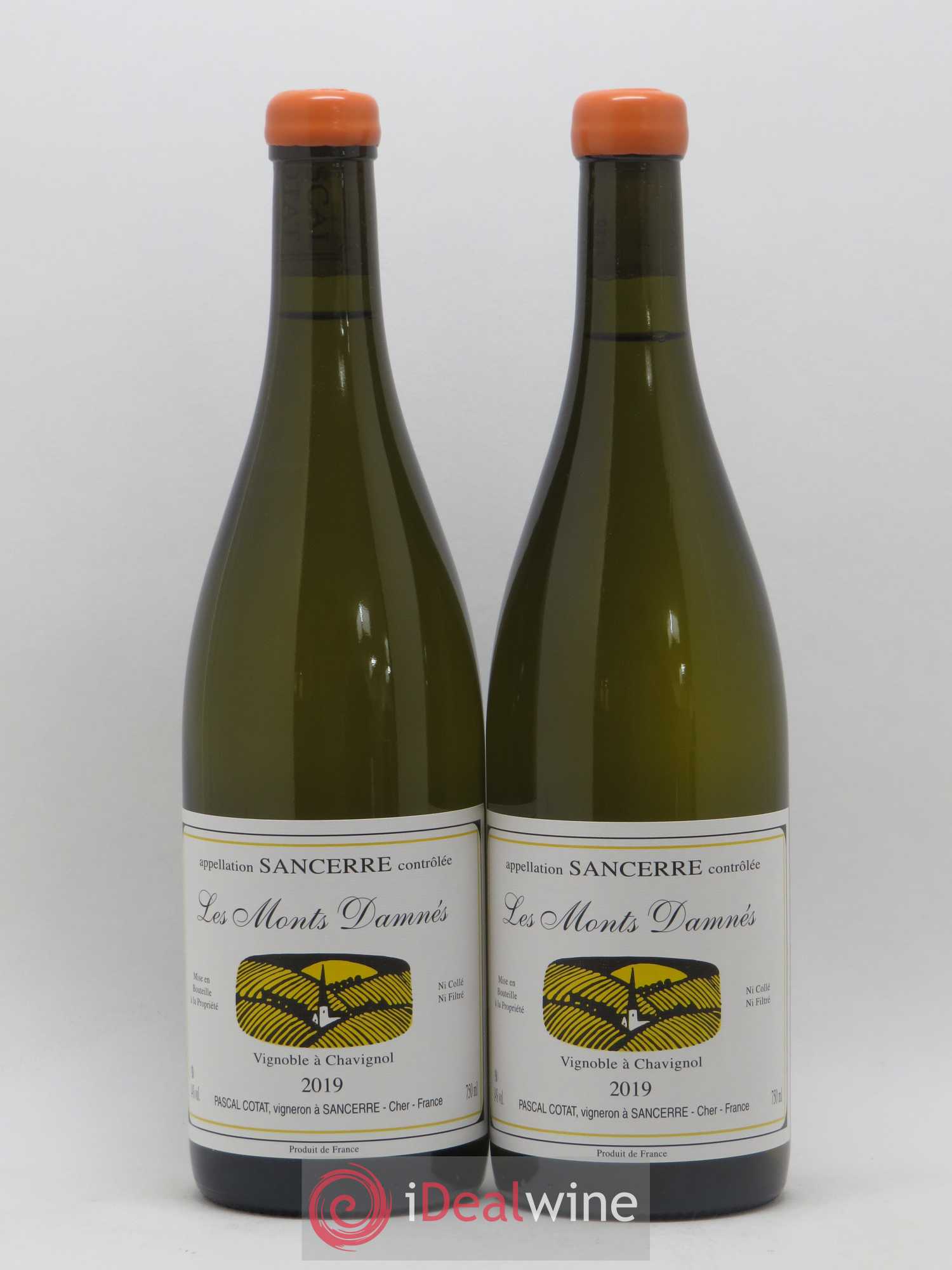 Sancerre Les Monts Damnés Pascal Cotat 2019 - Lot de 2 bouteilles - 0