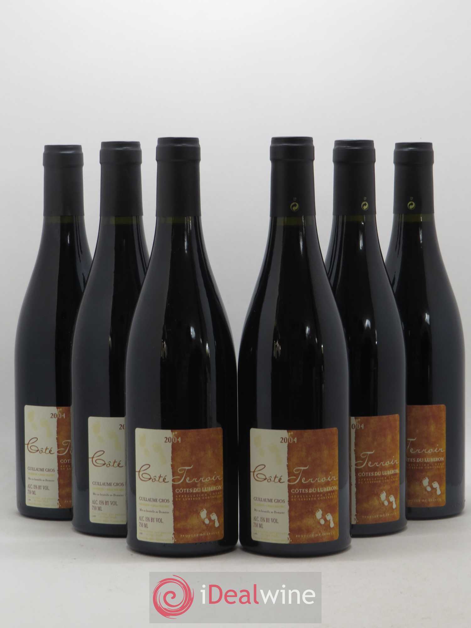 Luberon Domaine Antonin Côte Terroir (sans prix de réserve) 2004 - Posten von 6 Flaschen - 0