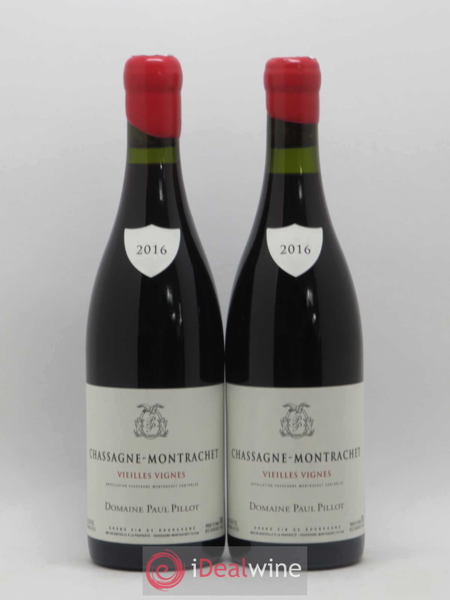 Chassagne-Montrachet Vieilles Vignes Paul Pillot (Domaine) 2016 - Lot de 2 bouteilles - 0