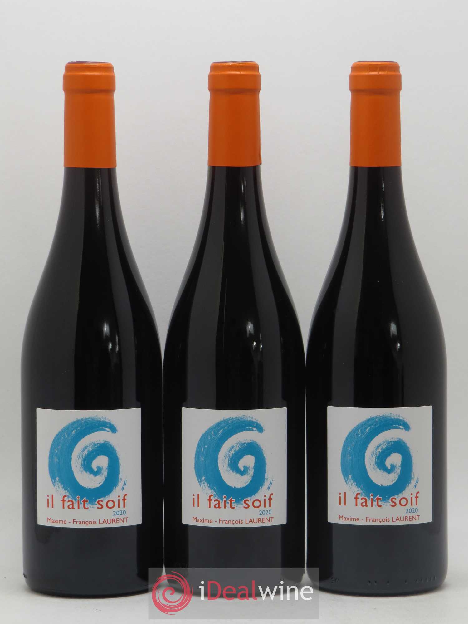Côtes-du-Rhône Il Fait Soif Maxime-François Laurent (Gramenon) 2020 - Lot de 3 bouteilles - 0