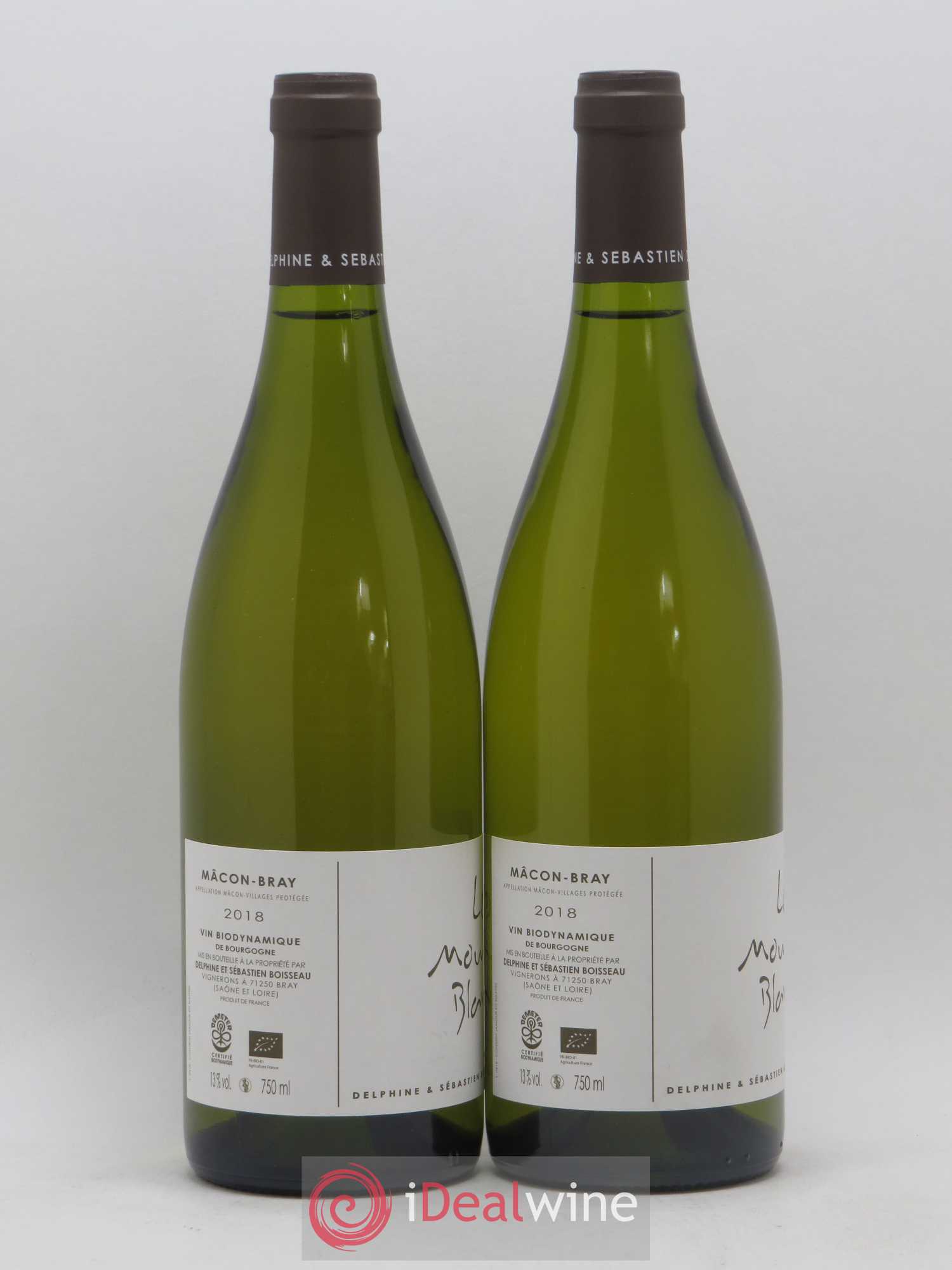 Mâcon Bray Mouton Domaine Vigne Mouton Blanc (sans prix de réserve) 2018 - Posten von 2 Flaschen - 1