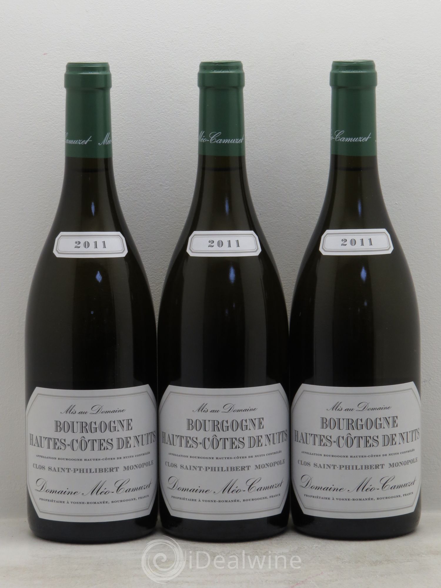 Hautes-Côtes de Nuits Clos Saint-Philibert Méo-Camuzet (Domaine) 2011 - Lot de 3 bouteilles - 0