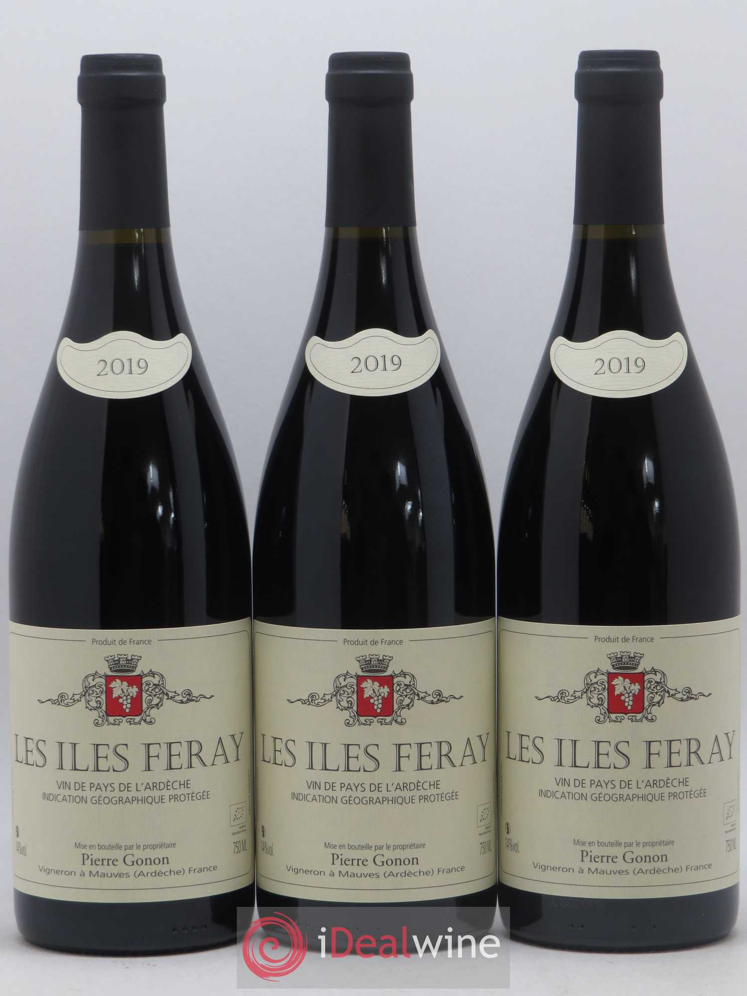 Ardèche Les Iles Feray Gonon (Domaine) 2019 - Lot de 3 bouteilles - 0