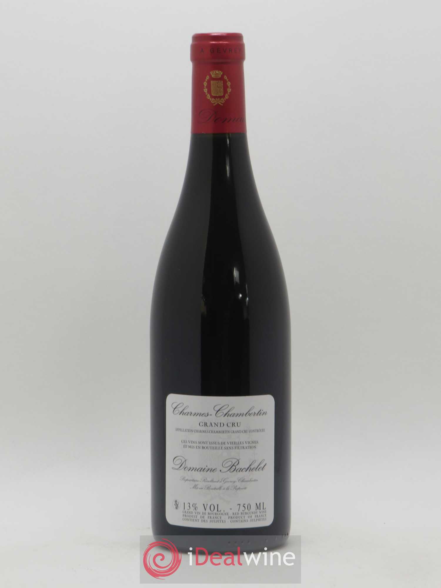 Charmes-Chambertin Grand Cru Vieilles Vignes Denis Bachelet (Domaine) 2018 - Lot de 1 bouteille - 1