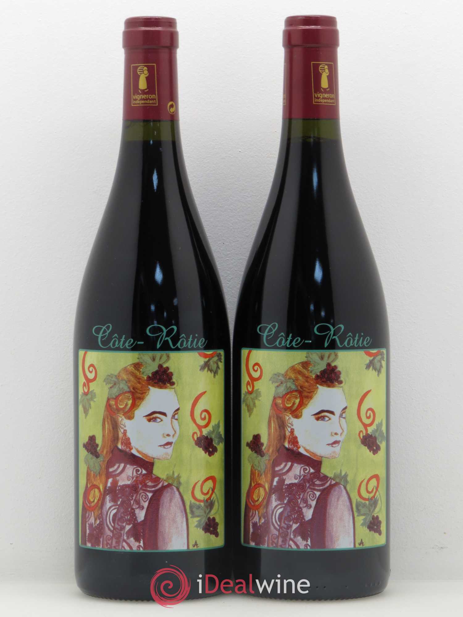 Côte-Rôtie La Péroline Vignobles Levet (sans prix de réserve) 2015 - Lot de 2 bouteilles - 0