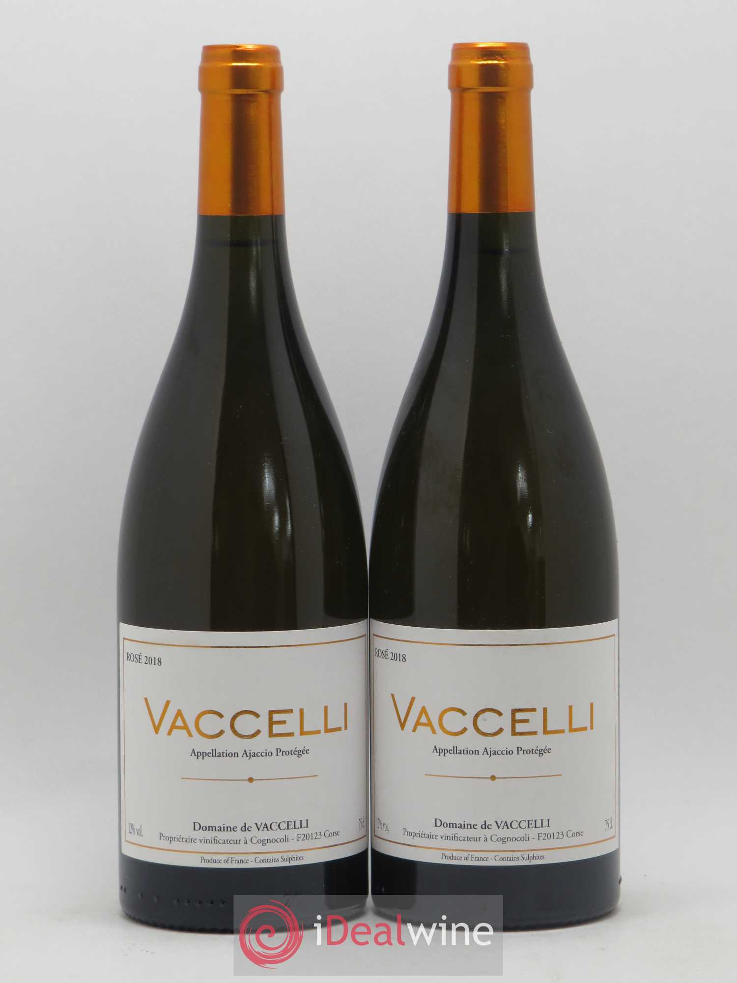 Ajaccio Domaine de Vaccelli (sans prix de réserve) 2018 - Posten von 2 Flaschen - 0
