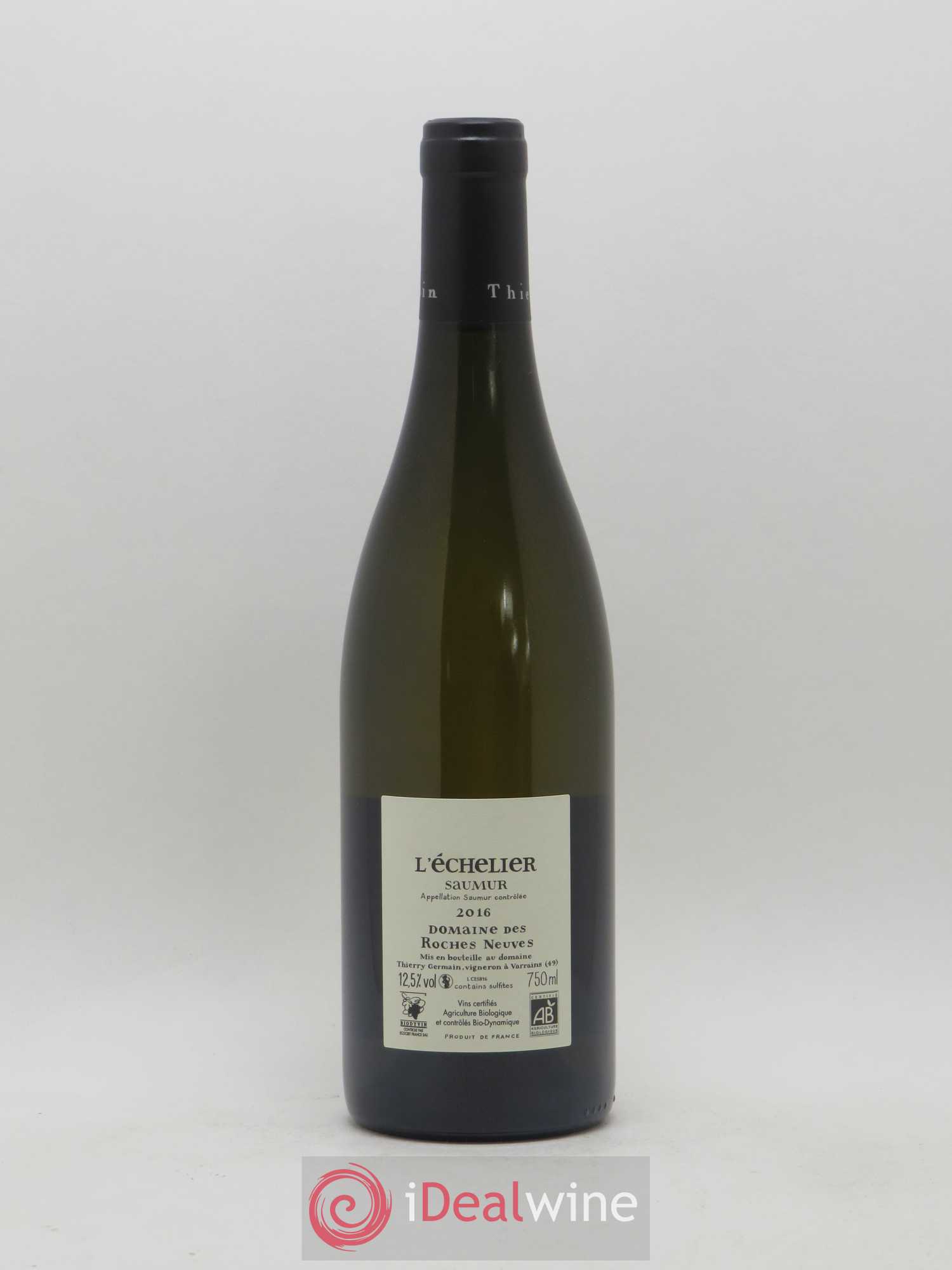 Saumur l'Echelier Domaine des Roches Neuves - Thierry Germain (sans prix de réserve) 2016 - Lot de 1 bouteille - 1