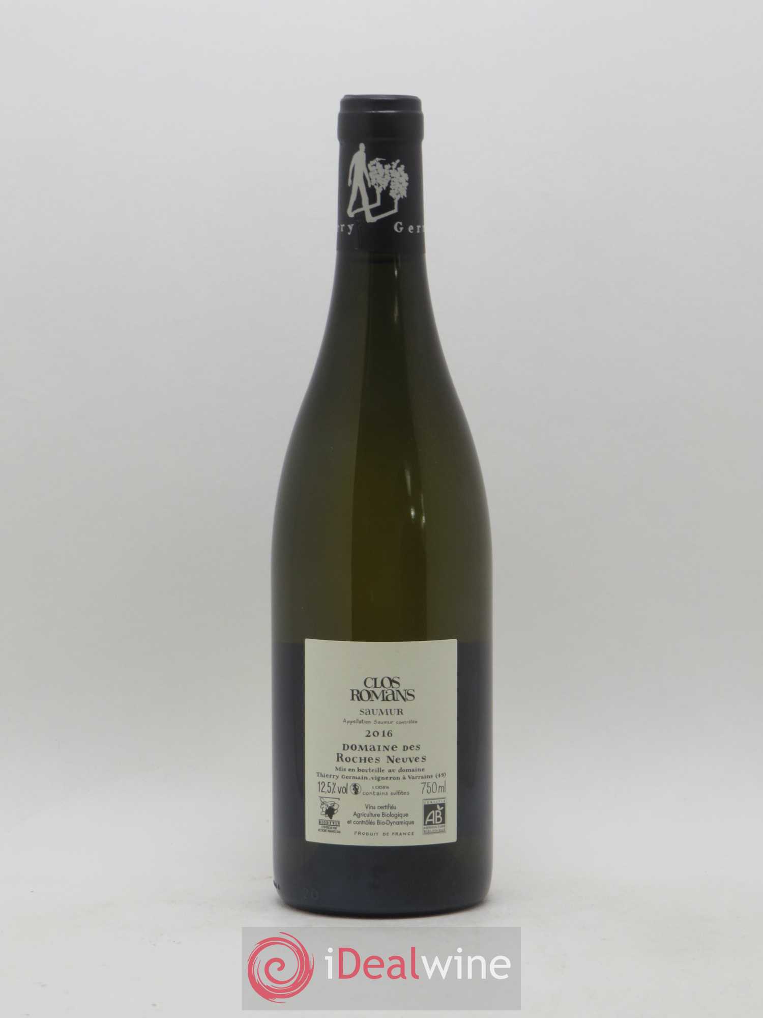 Saumur Clos Romans Domaine des Roches Neuves - Thierry Germain  (sans prix de réserve) 2016 - Lot de 1 bouteille - 1