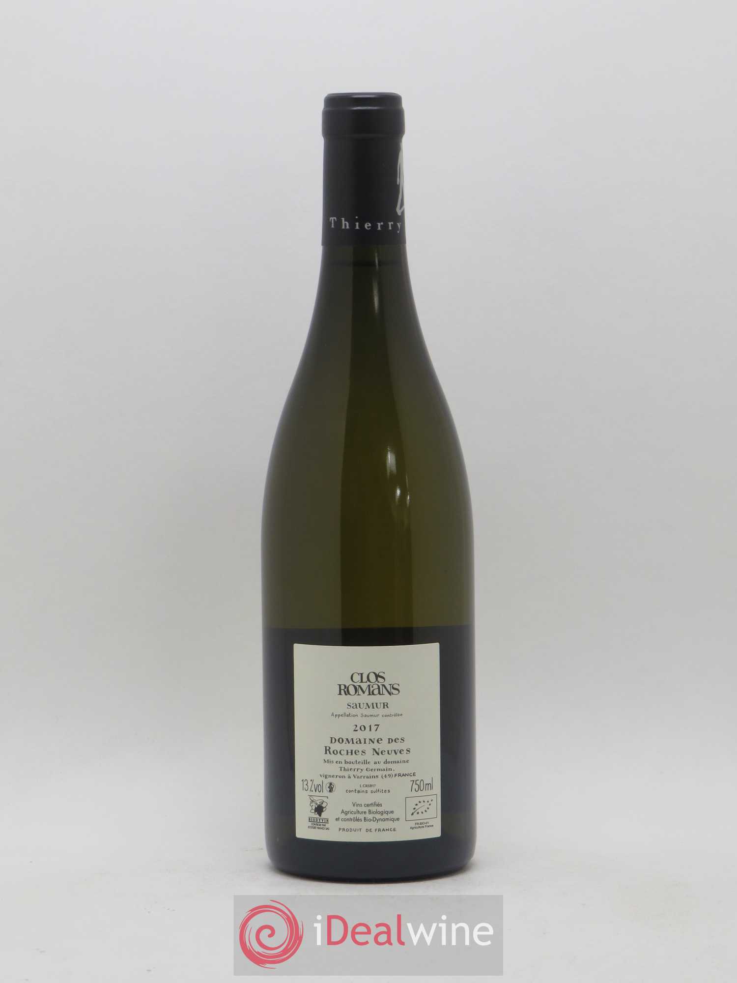 Saumur Clos Romans Domaine des Roches Neuves - Thierry Germain (sans prix de réserve) 2017 - Lot de 1 bouteille - 1