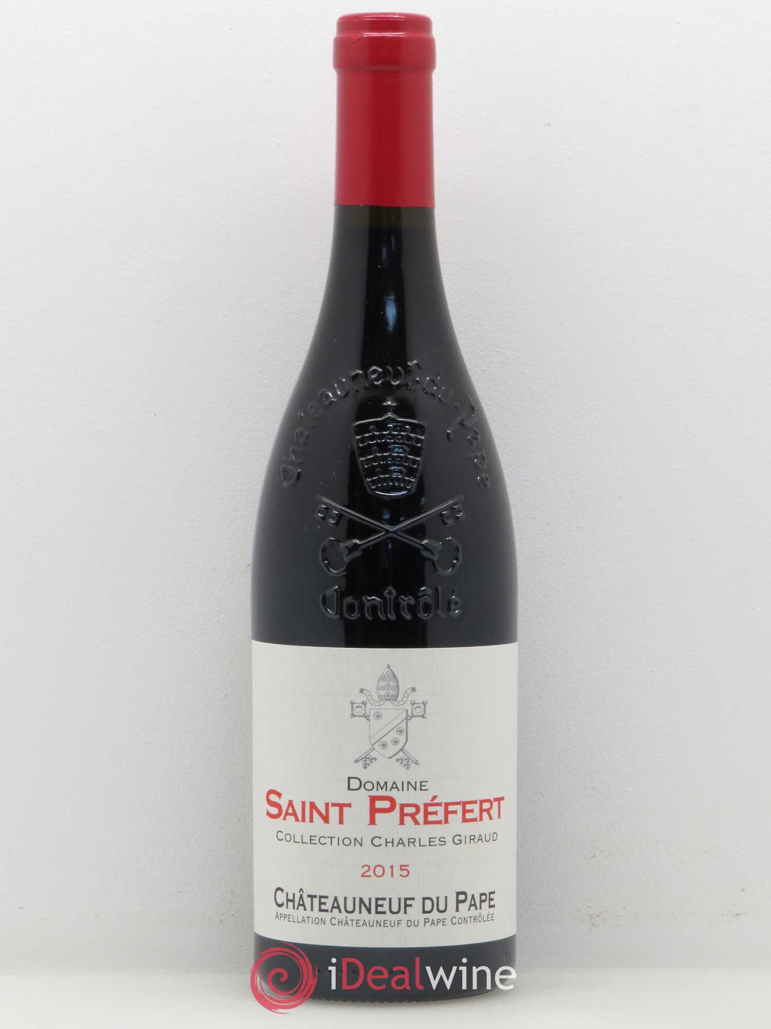 Châteauneuf-du-Pape Collection Charles Giraud Domaine Saint-Préfert (sans prix de réserve) 2015 - Lot de 1 bouteille - 0