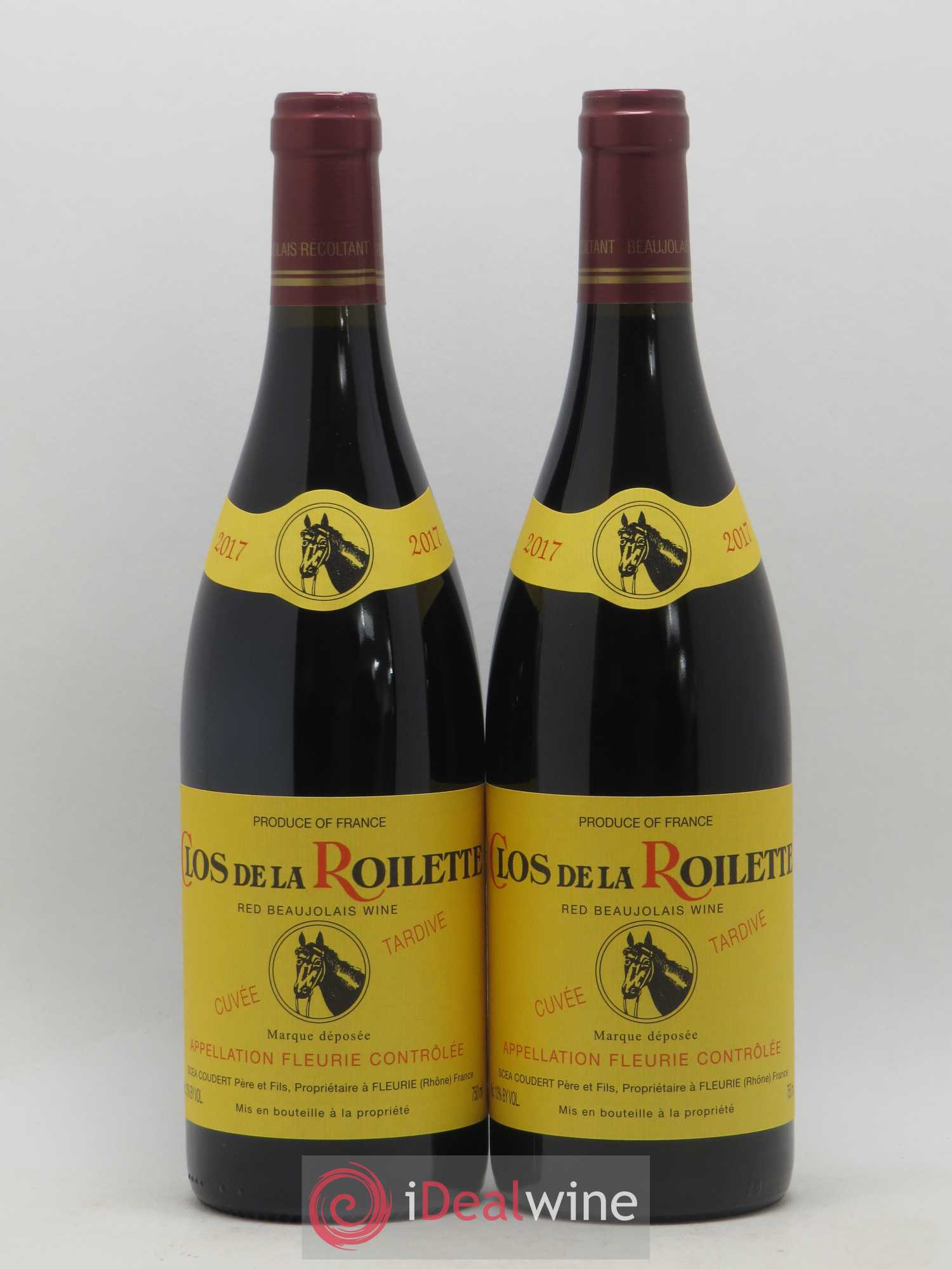 Fleurie Cuvée Tardive Clos de la Roilette (sans prix de réserve) 2017 - Lot de 2 bouteilles - 0