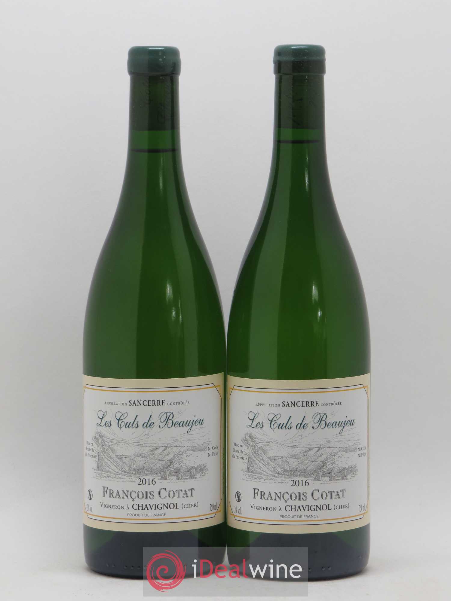 Sancerre Les Culs de Beaujeu François Cotat 2016 - Lot de 2 bouteilles - 0