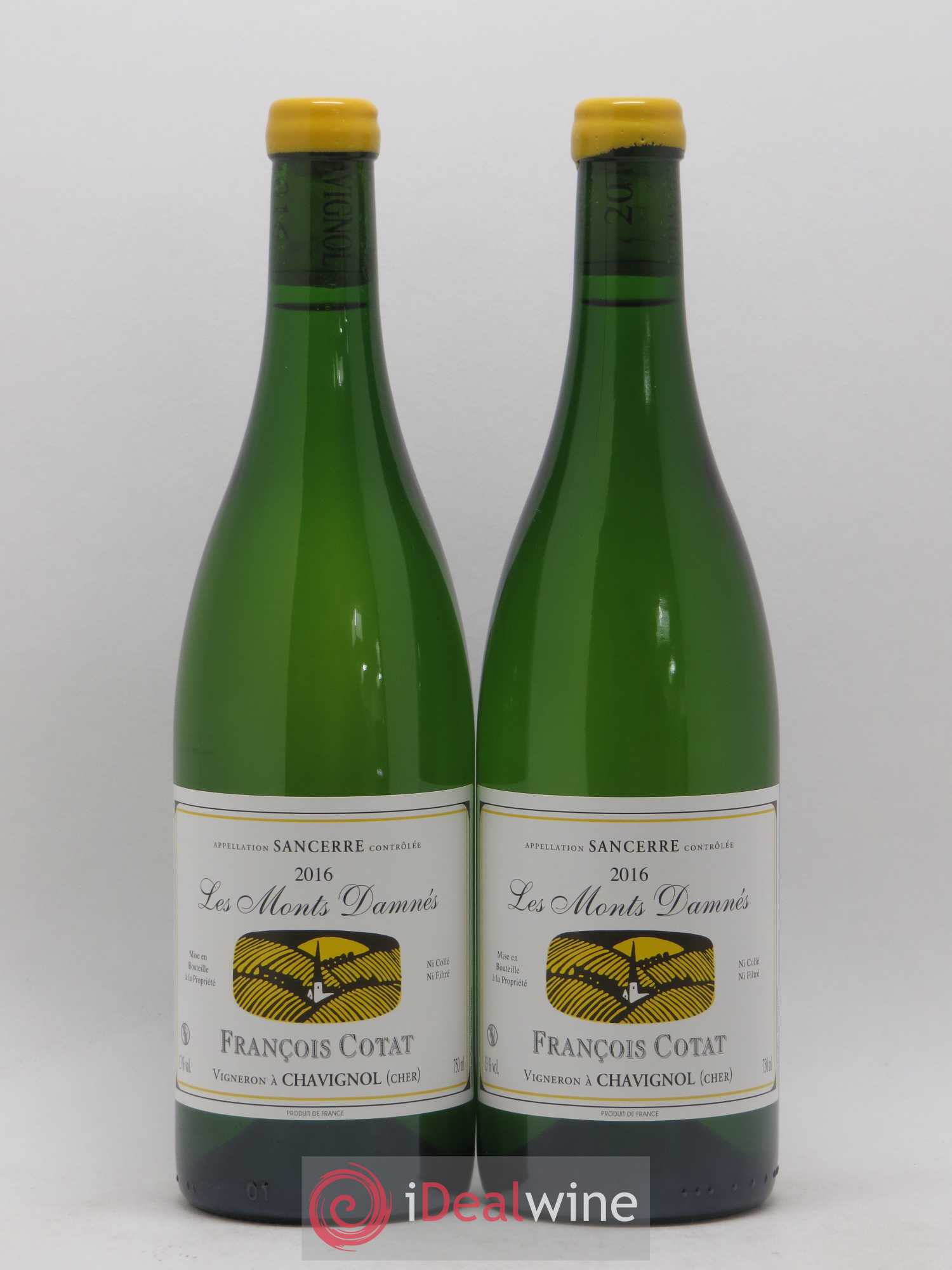 Sancerre Les Monts Damnés François Cotat 2016 - Lot de 2 bouteilles - 0