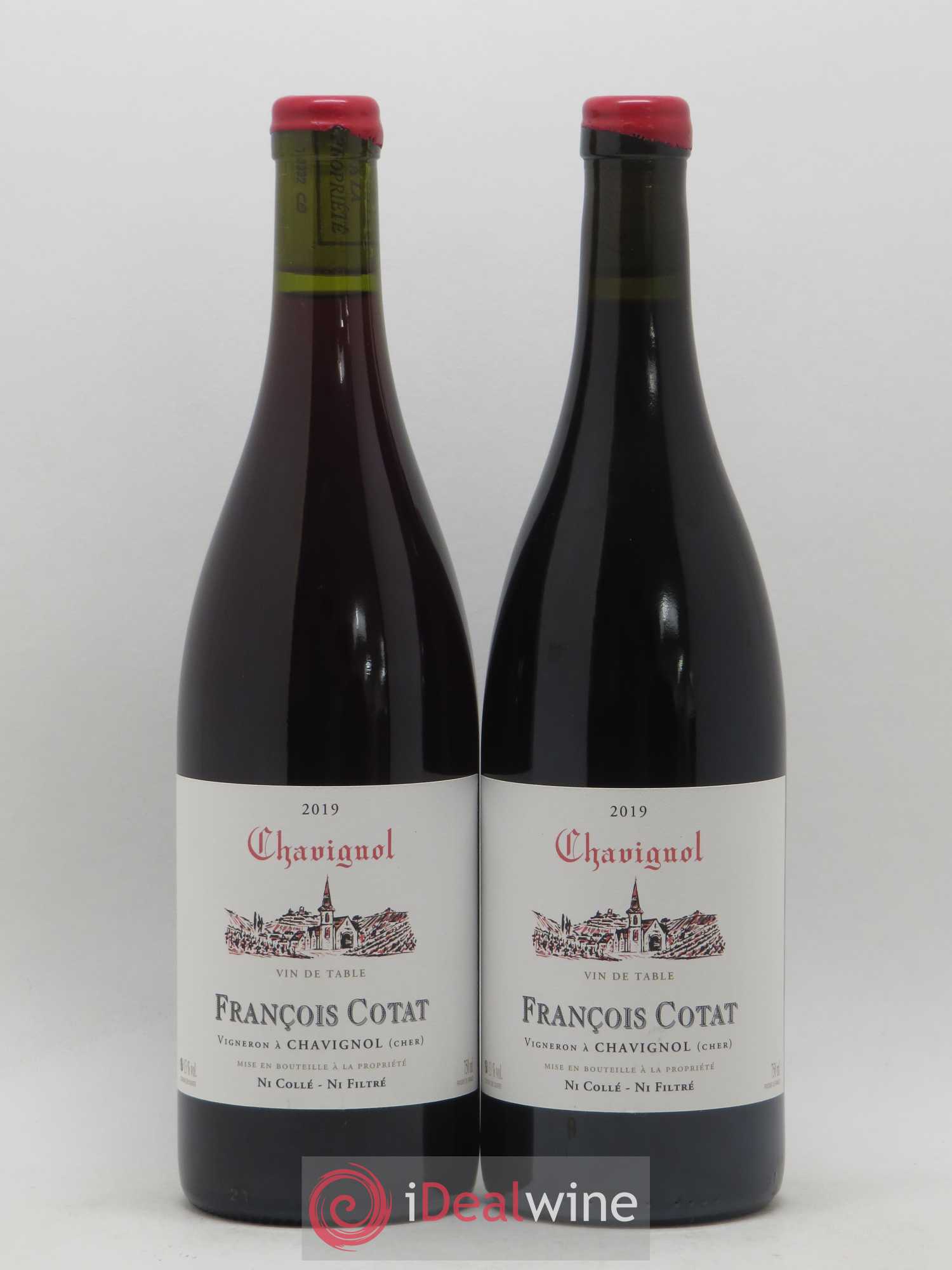 Vin de table - Chavignol François Cotat 2018 - Lot de 2 bouteilles - 0