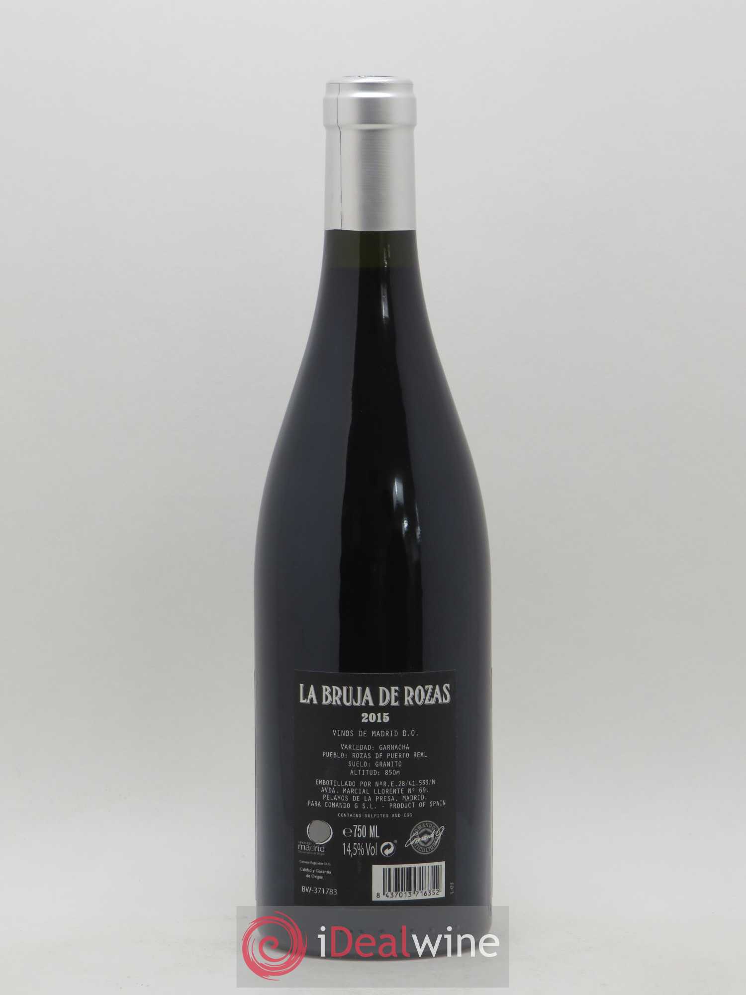 Vinos de Madrid DO Comando G La Bruja de Rozas 2015 - Lot de 1 bouteille - 1