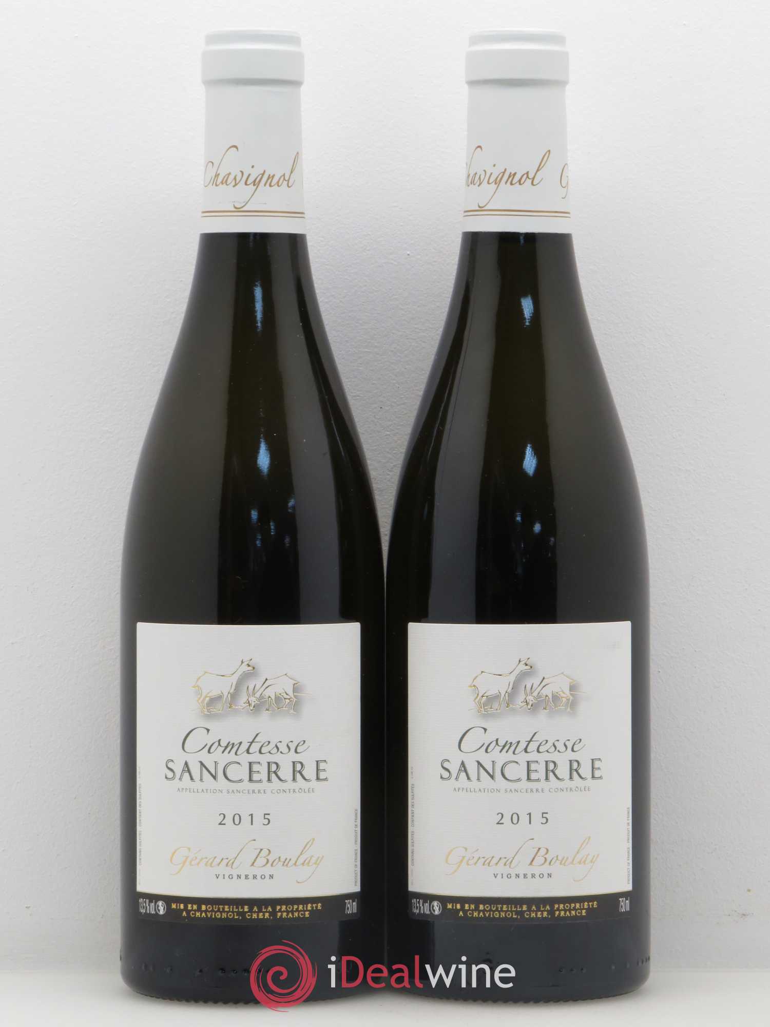 Sancerre Comtesse Gérard Boulay 2015 - Lot de 2 bouteilles - 0
