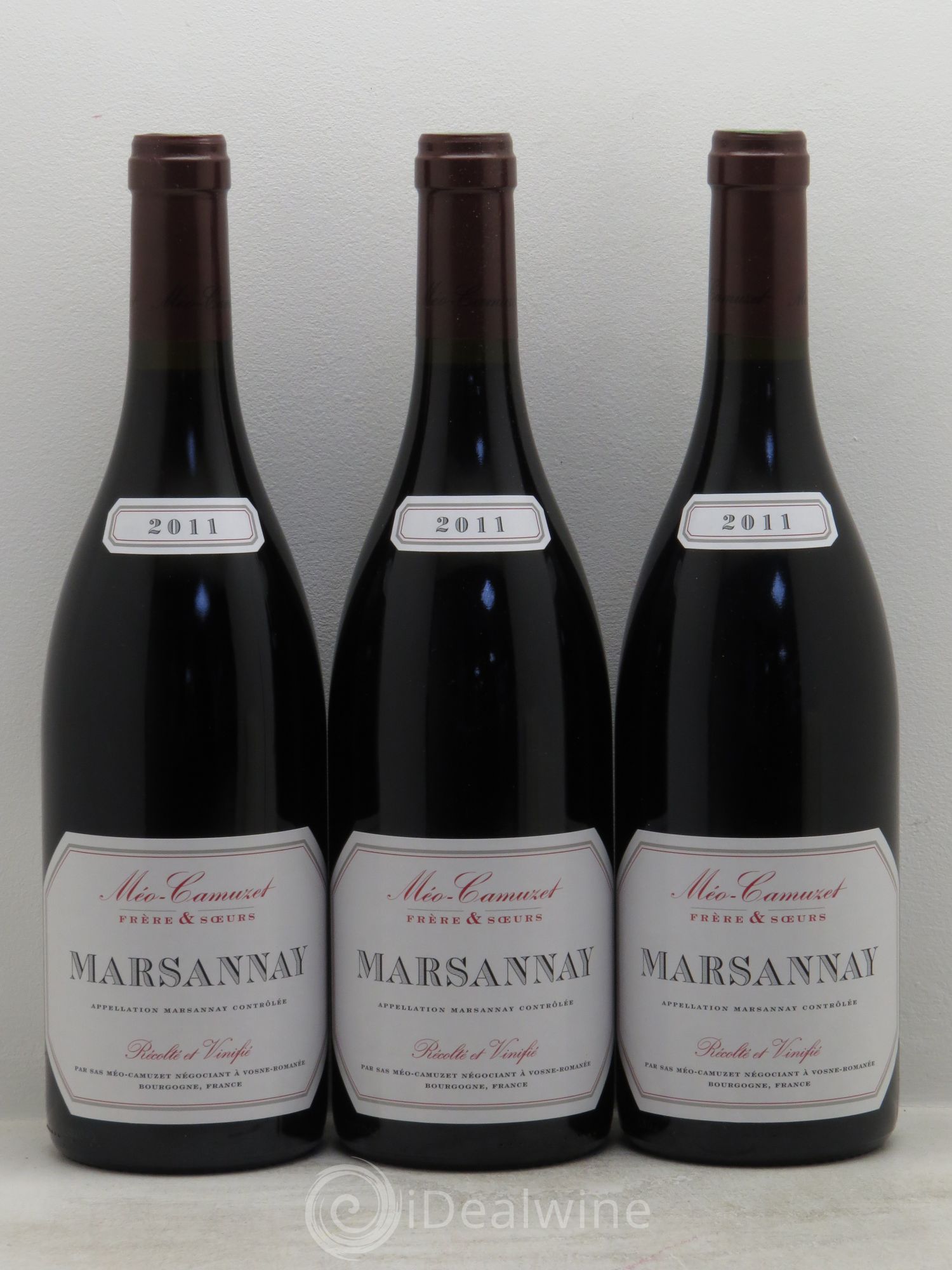 Marsannay Méo-Camuzet (Domaine) 2011 - Lot de 3 bouteilles - 0