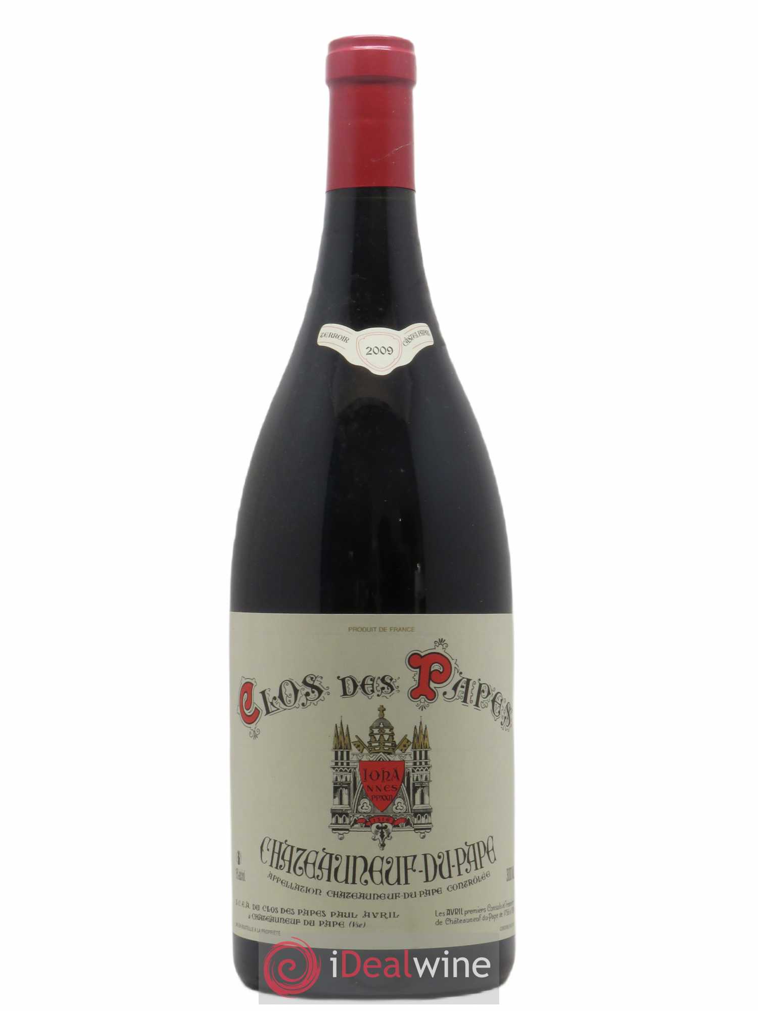 Châteauneuf-du-Pape Clos des Papes - Paul Avril 2009 - Lot de 1 double magnum - 0