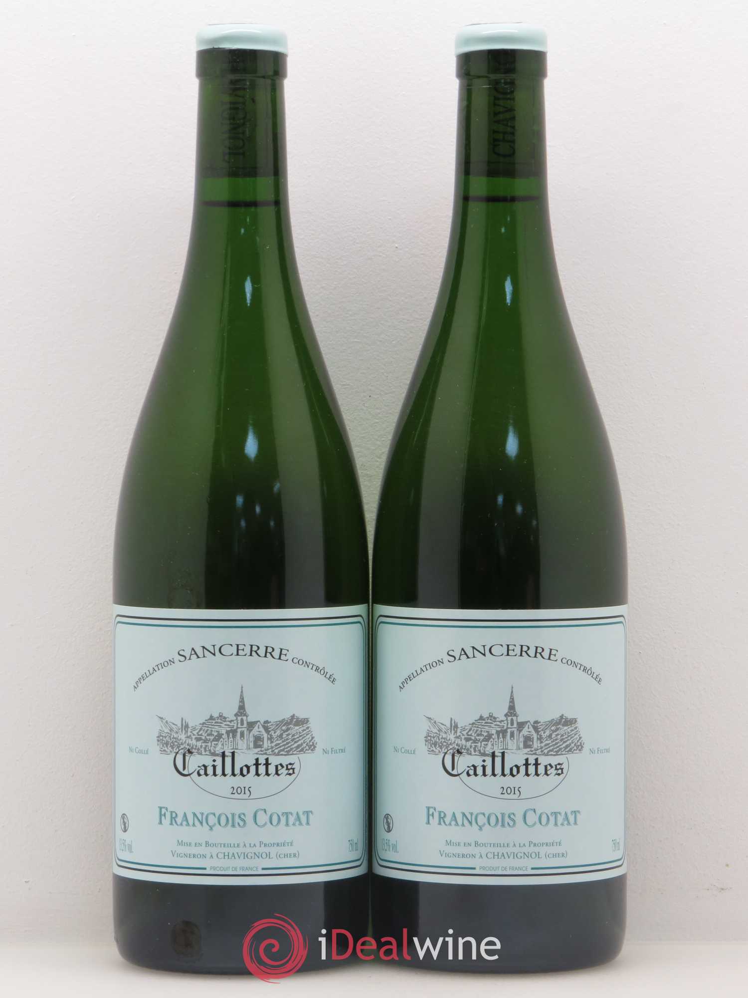 Sancerre Les Caillottes François Cotat 2015 - Lot de 2 bouteilles - 0