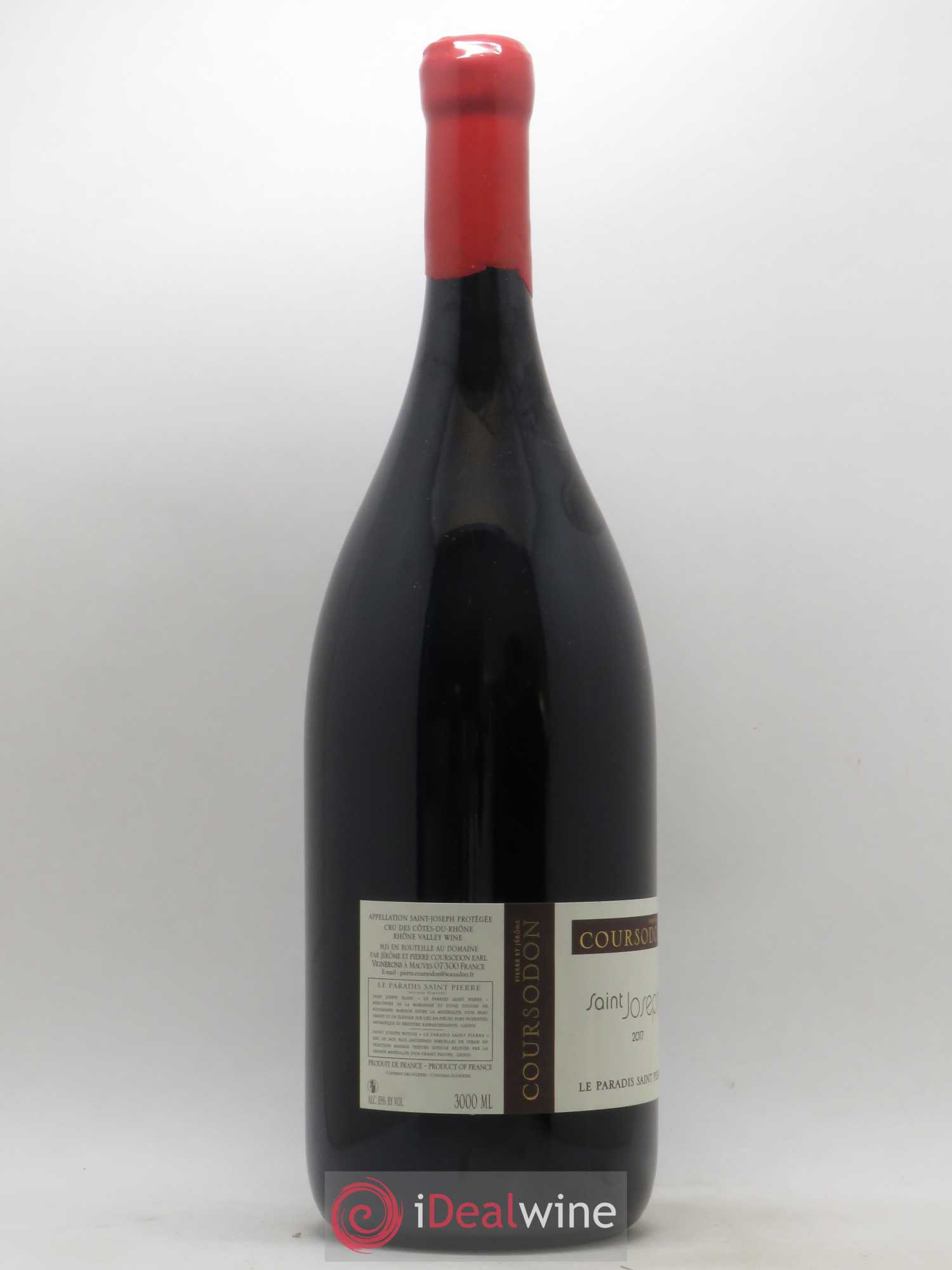 Saint-Joseph Le Paradis Saint-Pierre Pierre et Jérôme Coursodon (sans prix de réserve) 2017 - Lot de 1 double magnum - 1
