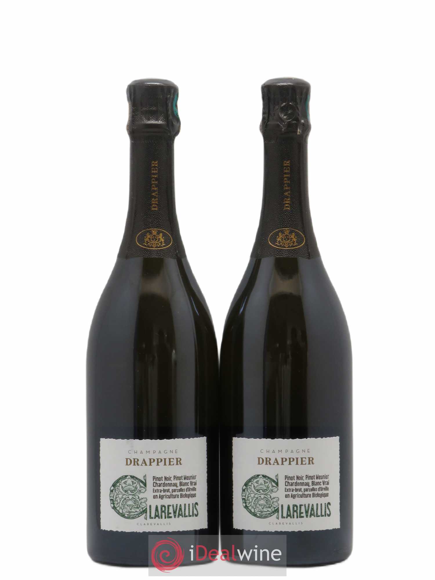Clarevallis Extra-Brut Drappier Extra Brut (sans prix de réserve) - Posten von 2 Flaschen - 0