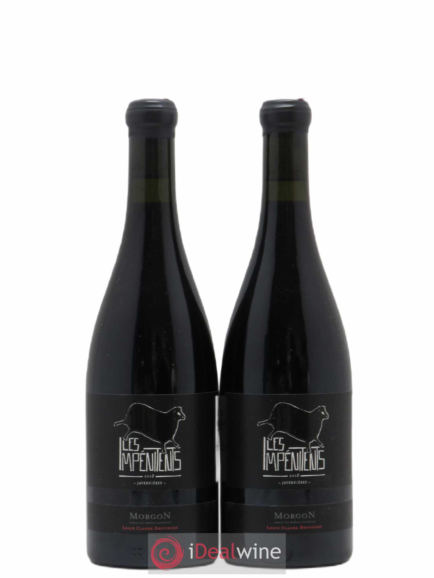 Morgon Javernières Les Impénitents Louis-Claude Desvignes 2018 - Lot de 2 bouteilles - 0