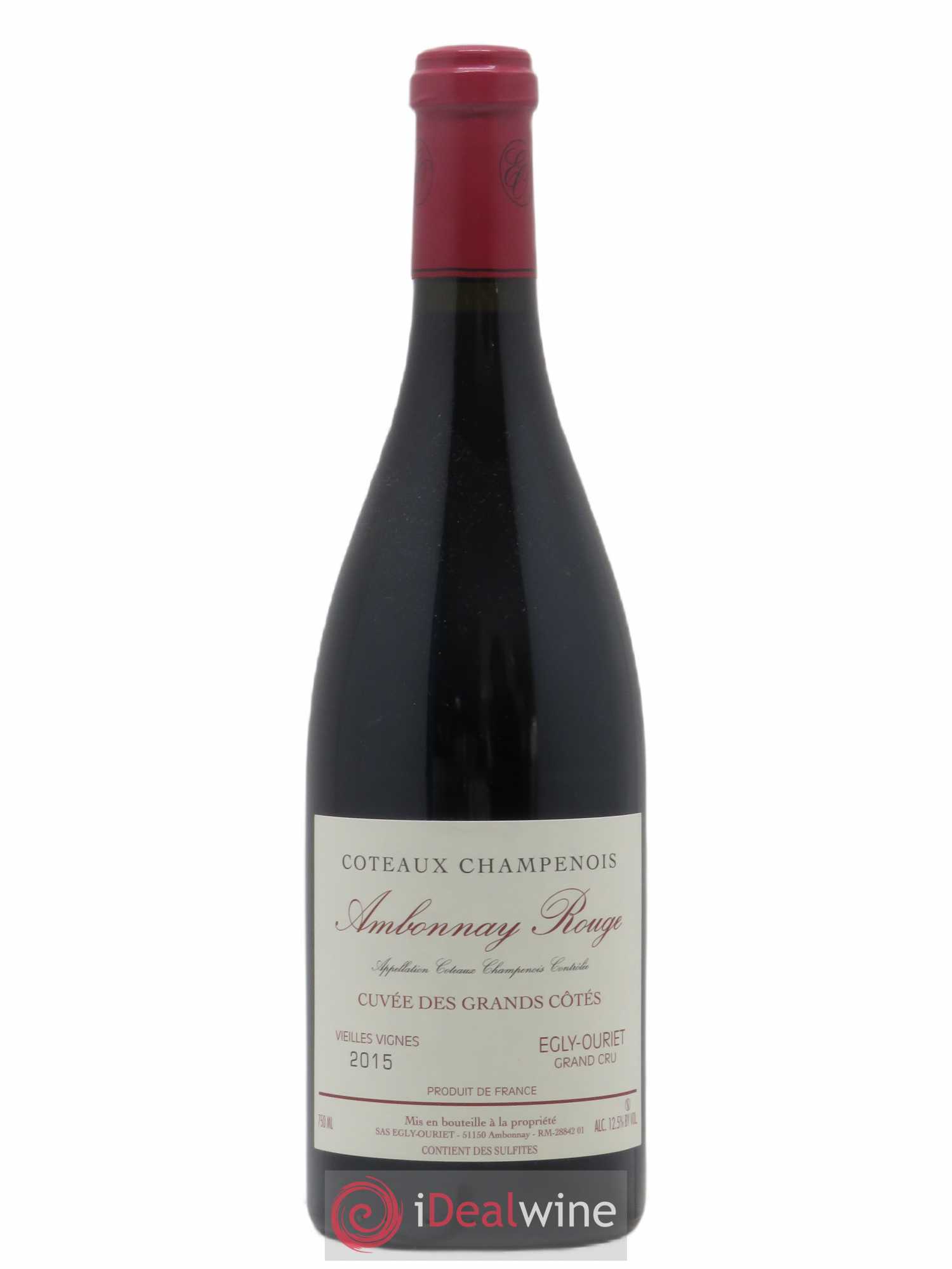 Ambonnay Cuvée des Grands Côtés VV Grand Cru Egly-Ouriet 2015 - Lot de 1 bouteille - 0