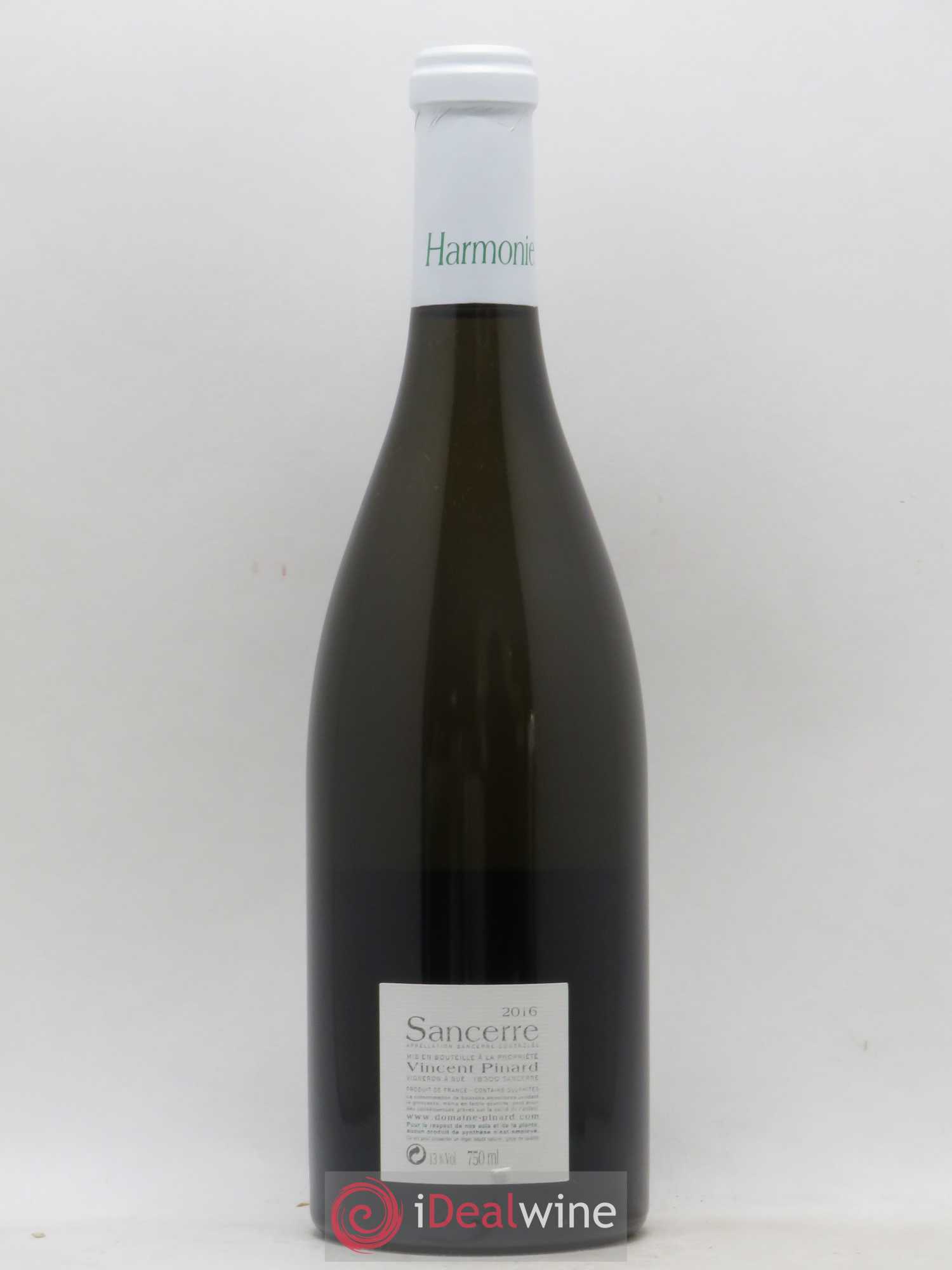 Sancerre Harmonie Vincent Pinard (sans prix de réserve) 2016 - Lot de 1 bouteille - 1