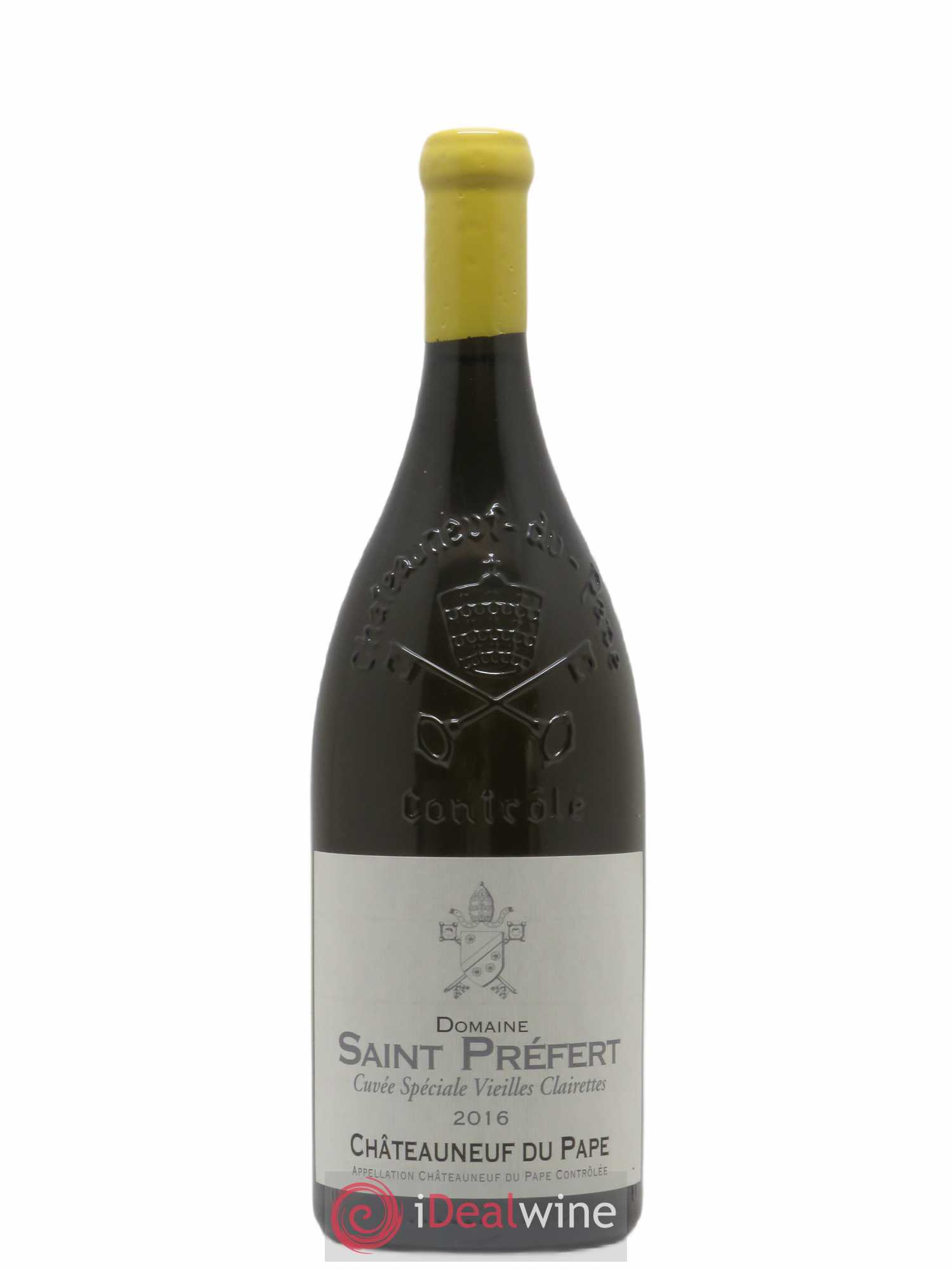 Châteauneuf-du-Pape Domaine de Saint Préfert Domaine Saint Prefert Vieilles Clairettes 2016 - Posten von 1 Magnum - 0
