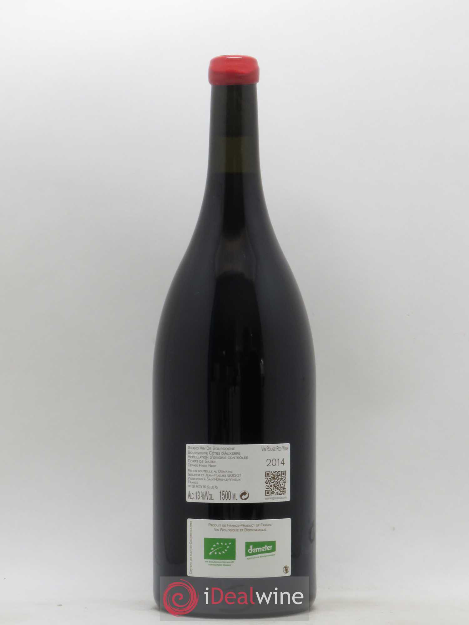 Bourgogne Côtes d'Auxerre Corps de Garde Goisot 2014 - Lot de 1 magnum - 1