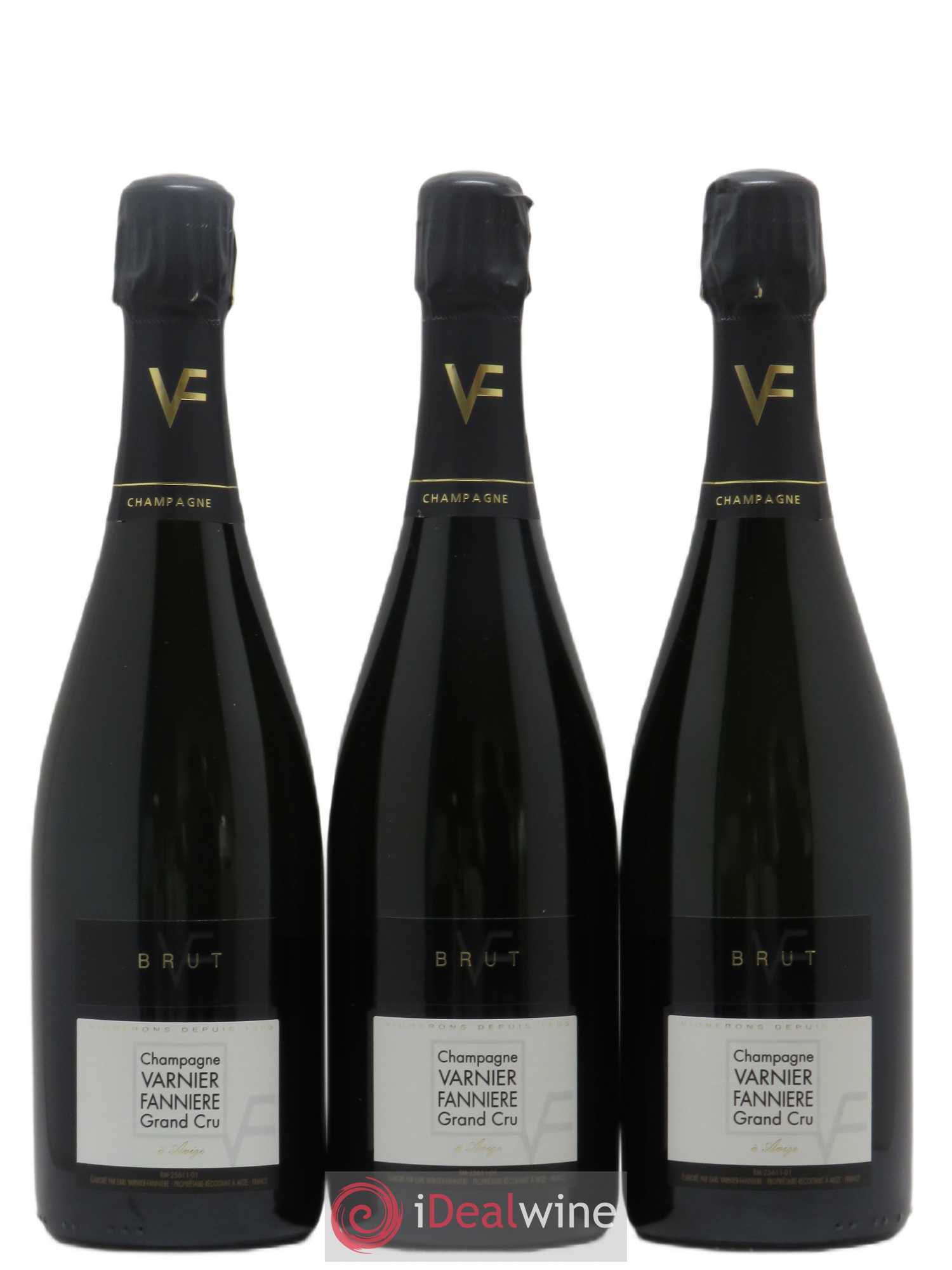 Champagne Varnier-Fannière Brut Grand Cru - Posten von 3 Flaschen - 0