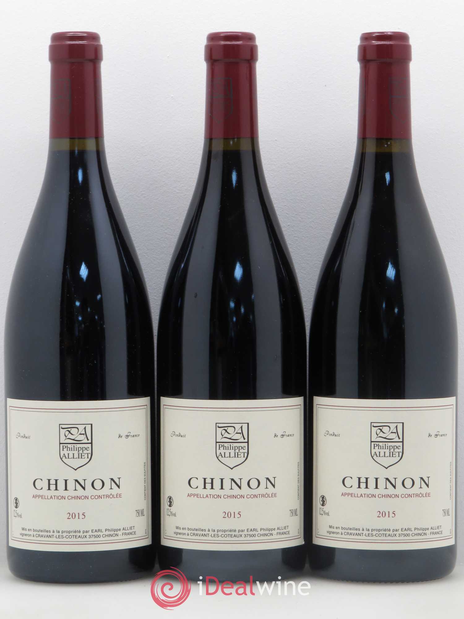 Chinon Philippe Alliet Tradition (sans prix de réserve) 2015 - Posten von 6 Flaschen - 2