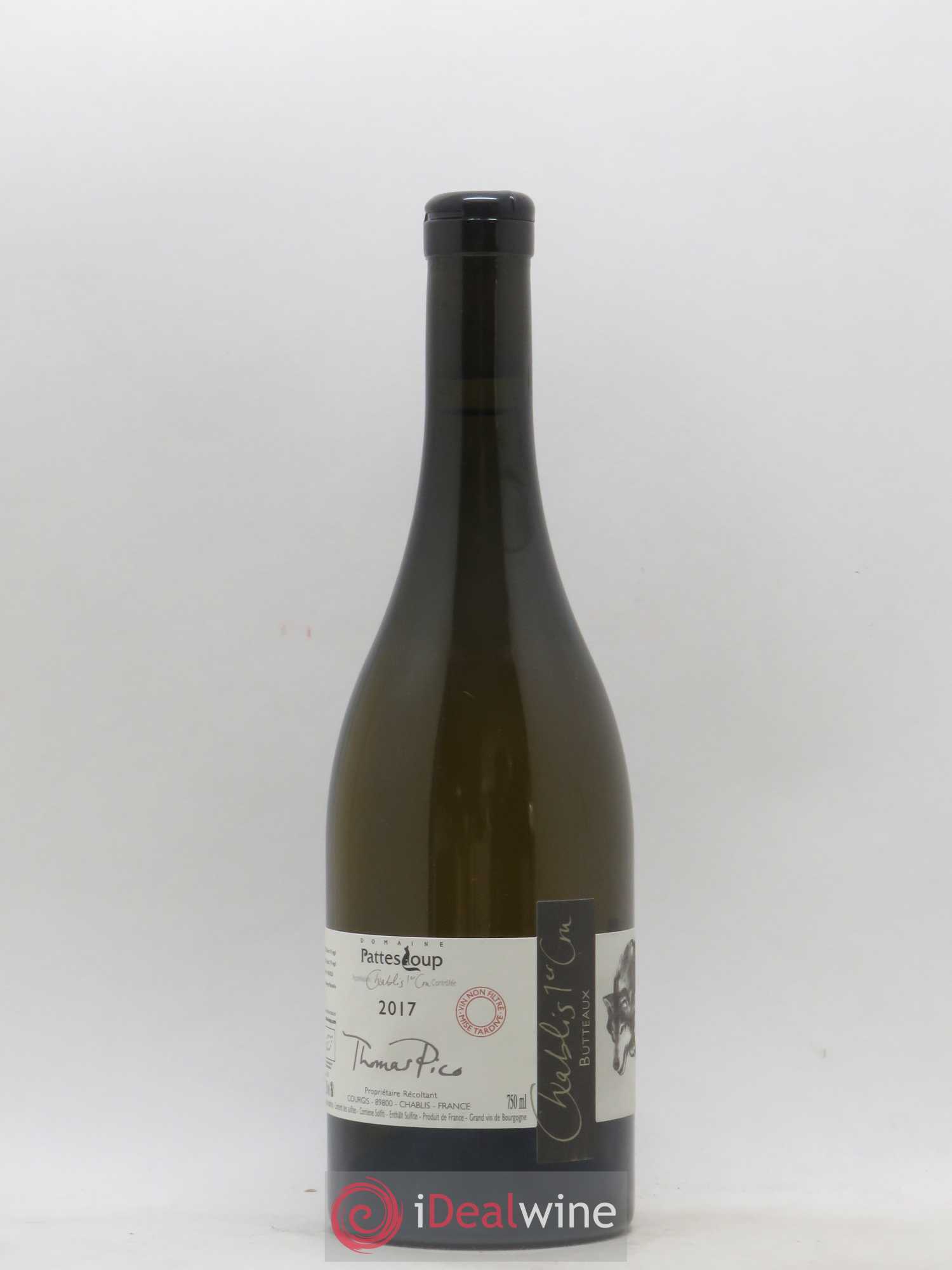 Chablis 1er Cru Butteaux Pattes Loup (Domaine) 2017 - Lot de 1 bouteille - 1