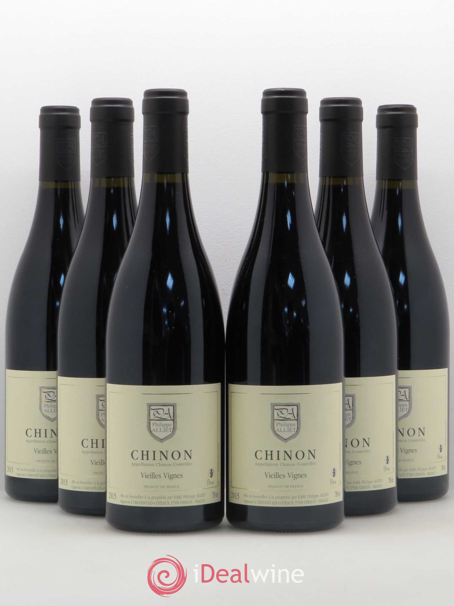 Chinon Vieilles Vignes Philippe Alliet 2015 - Lot de 6 bouteilles - 0