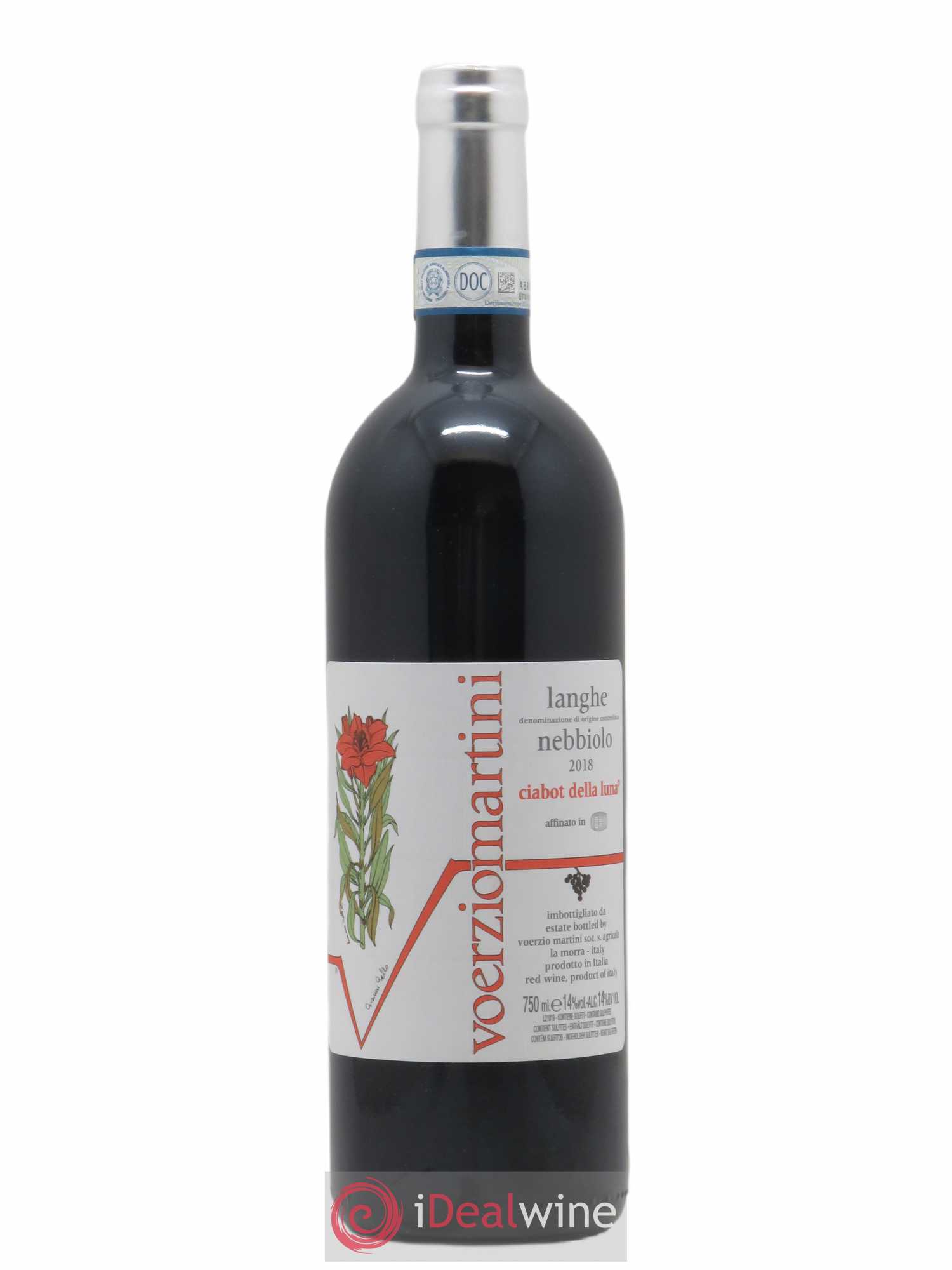 Langhe DOC DOC Nebbiolo Ciabot della Luna Voerzio Martini 2018 - Posten von 1 Flasche - 0