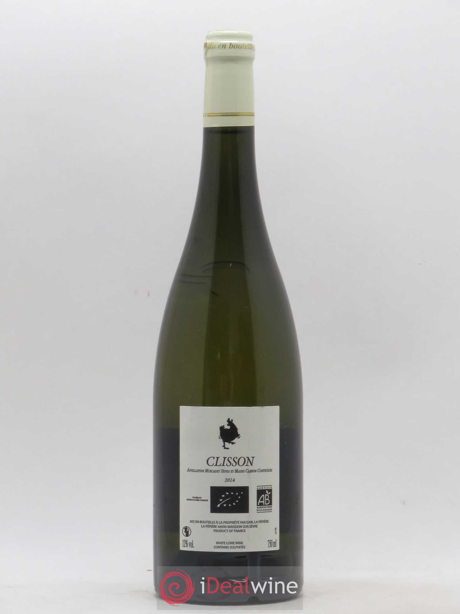 Muscadet Sèvre et Maine Clisson Domaine de la Pépière (sans prix de réserve) 2014 - Posten von 1 Flasche - 1