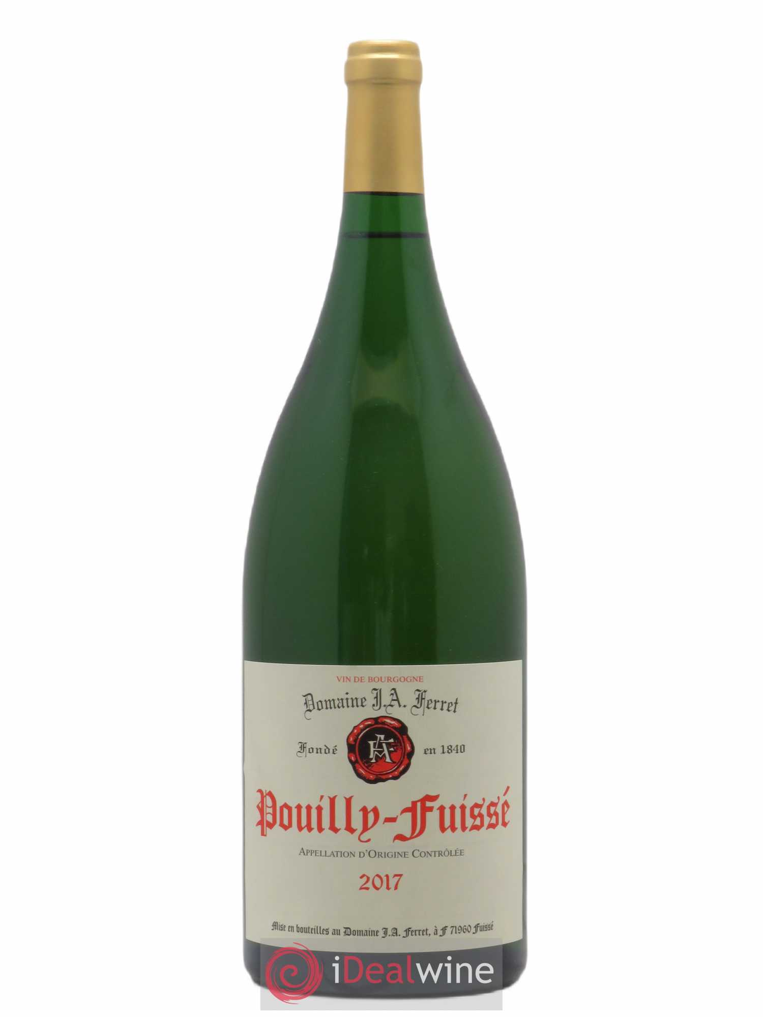 Pouilly-Fuissé J.A. Ferret (Domaine) 2017 - Lot de 1 magnum - 0