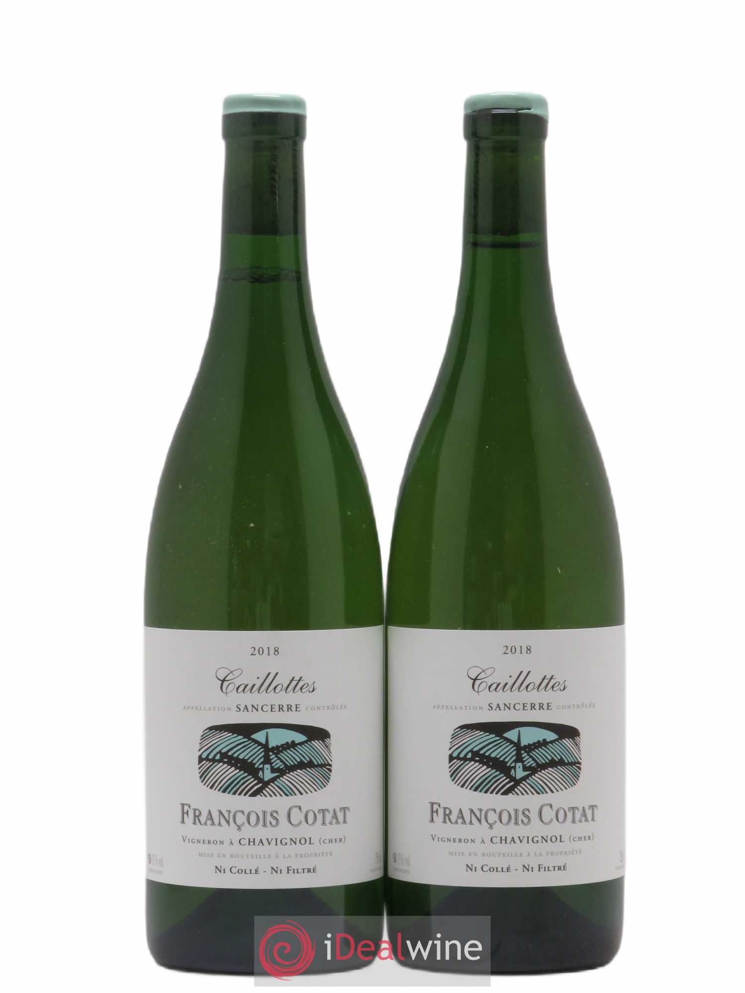 Sancerre Les Caillottes François Cotat 2018 - Lot de 2 bouteilles - 0
