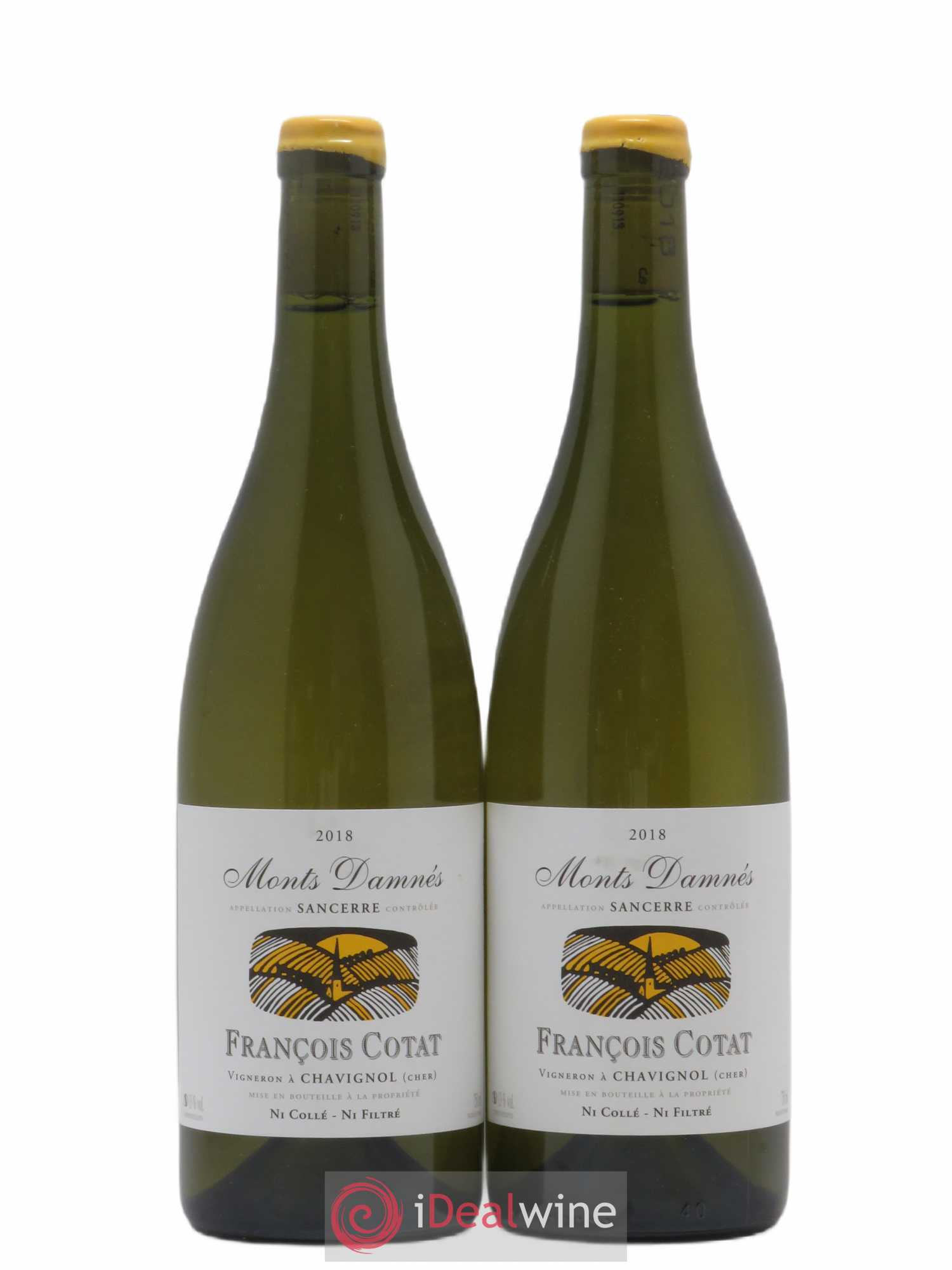 Sancerre Les Monts Damnés François Cotat 2018 - Lot de 2 bouteilles - 0