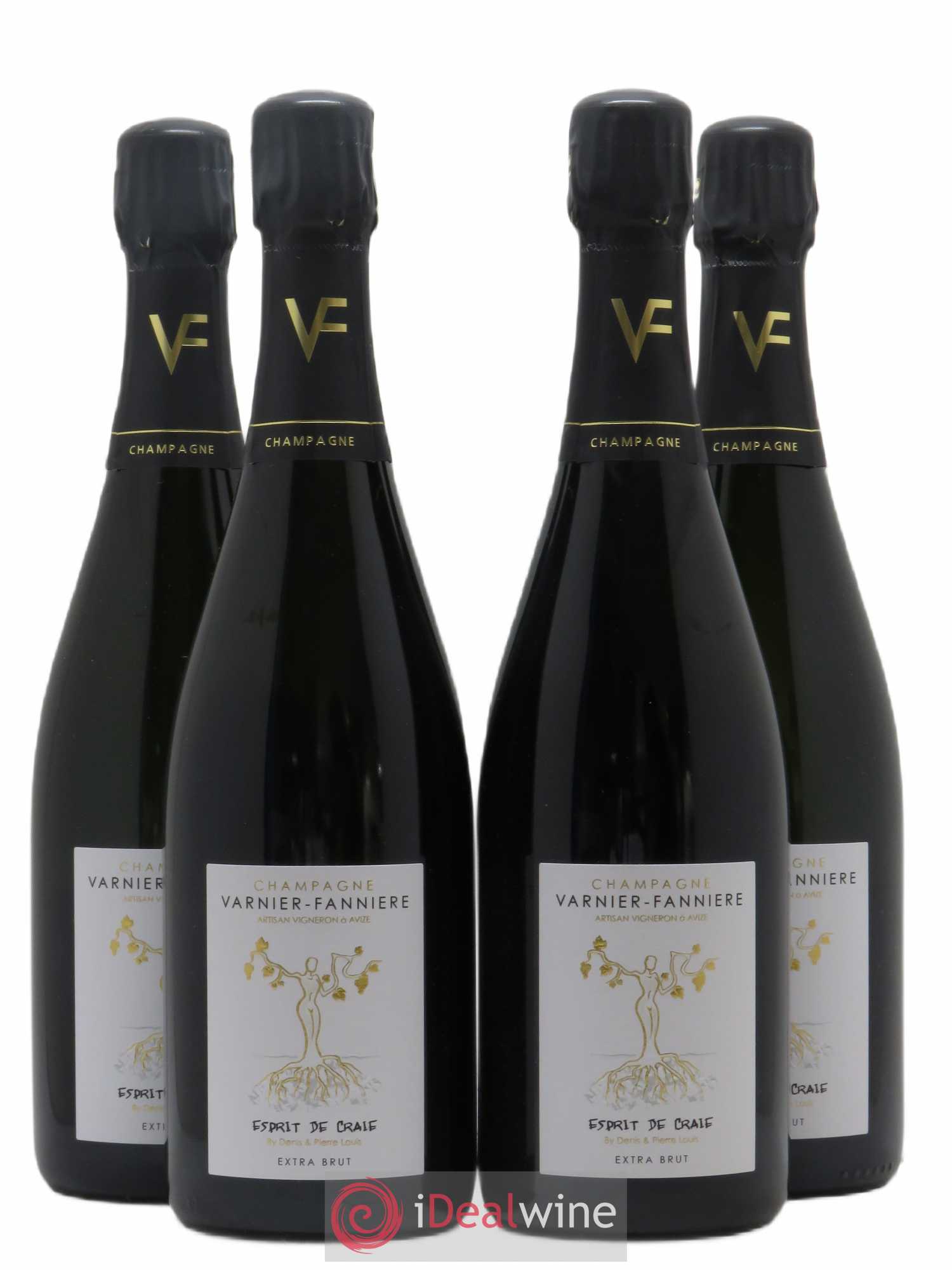 Champagne Varnier-Fannière Extra Brut Esprit de Craie - Posten von 4 Flaschen - 0
