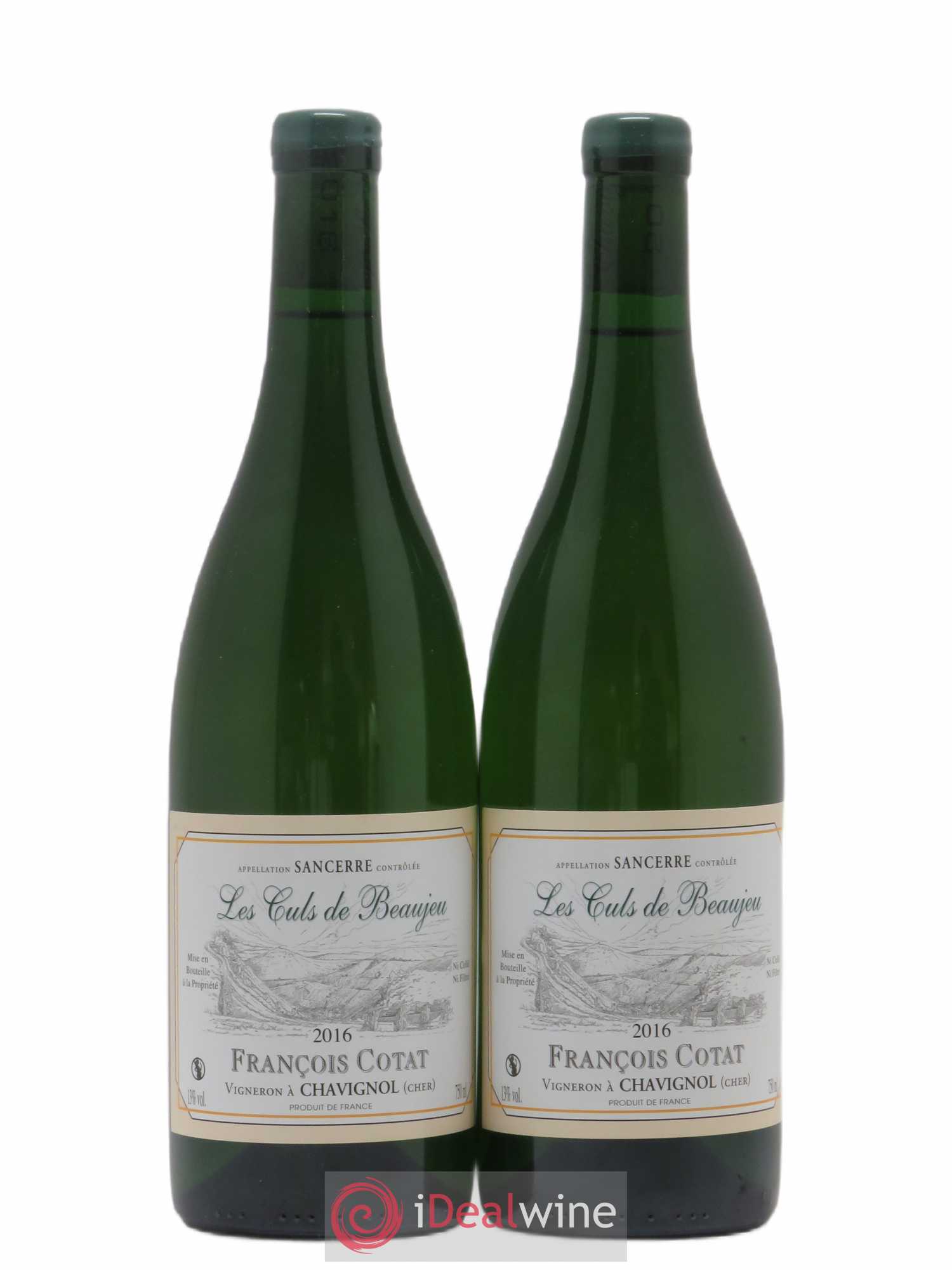 Sancerre Les Culs de Beaujeu François Cotat 2016 - Lot de 2 bouteilles - 0