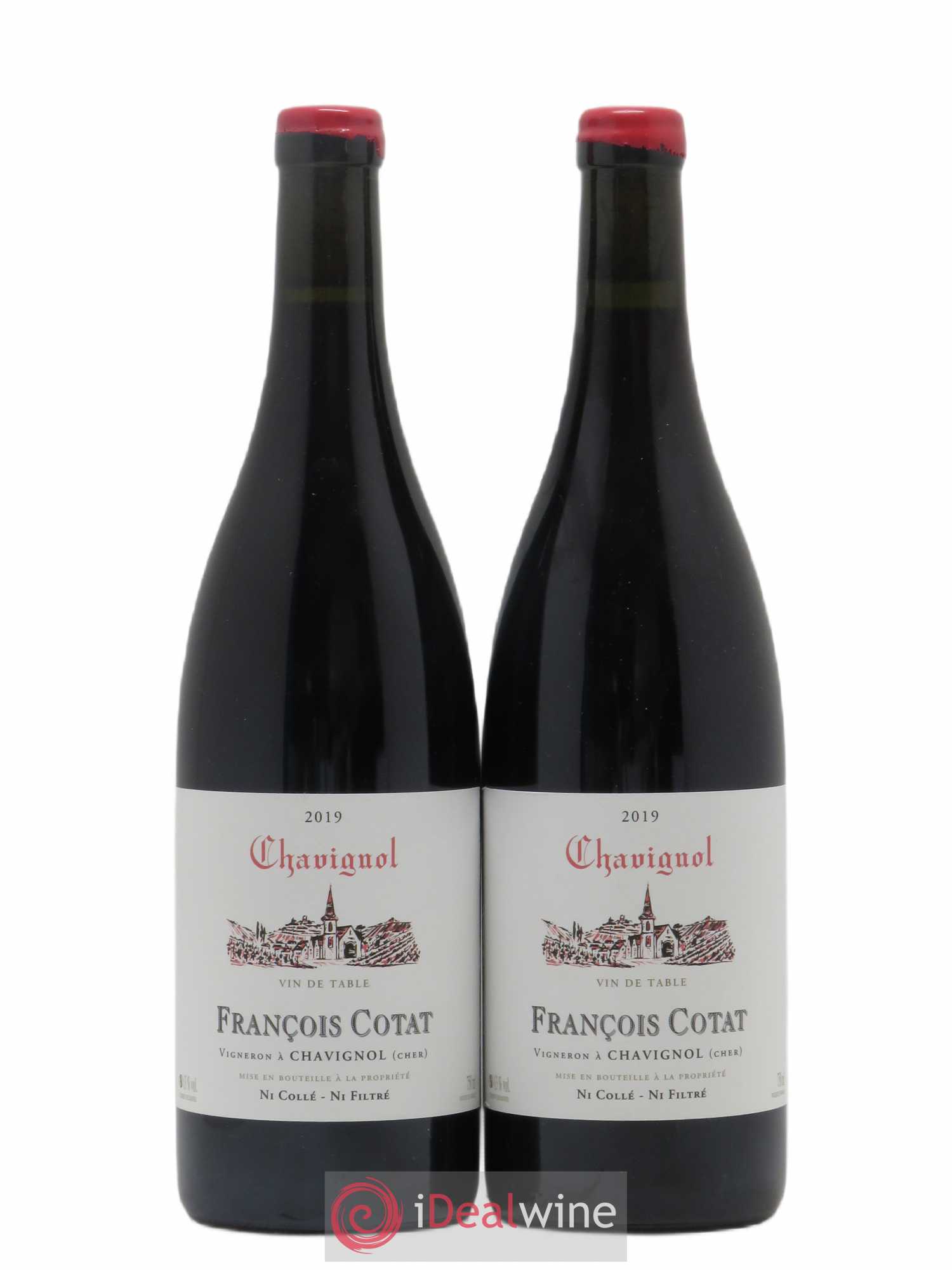 Vin de table - Chavignol François Cotat 2019 - Lot de 2 bouteilles - 0