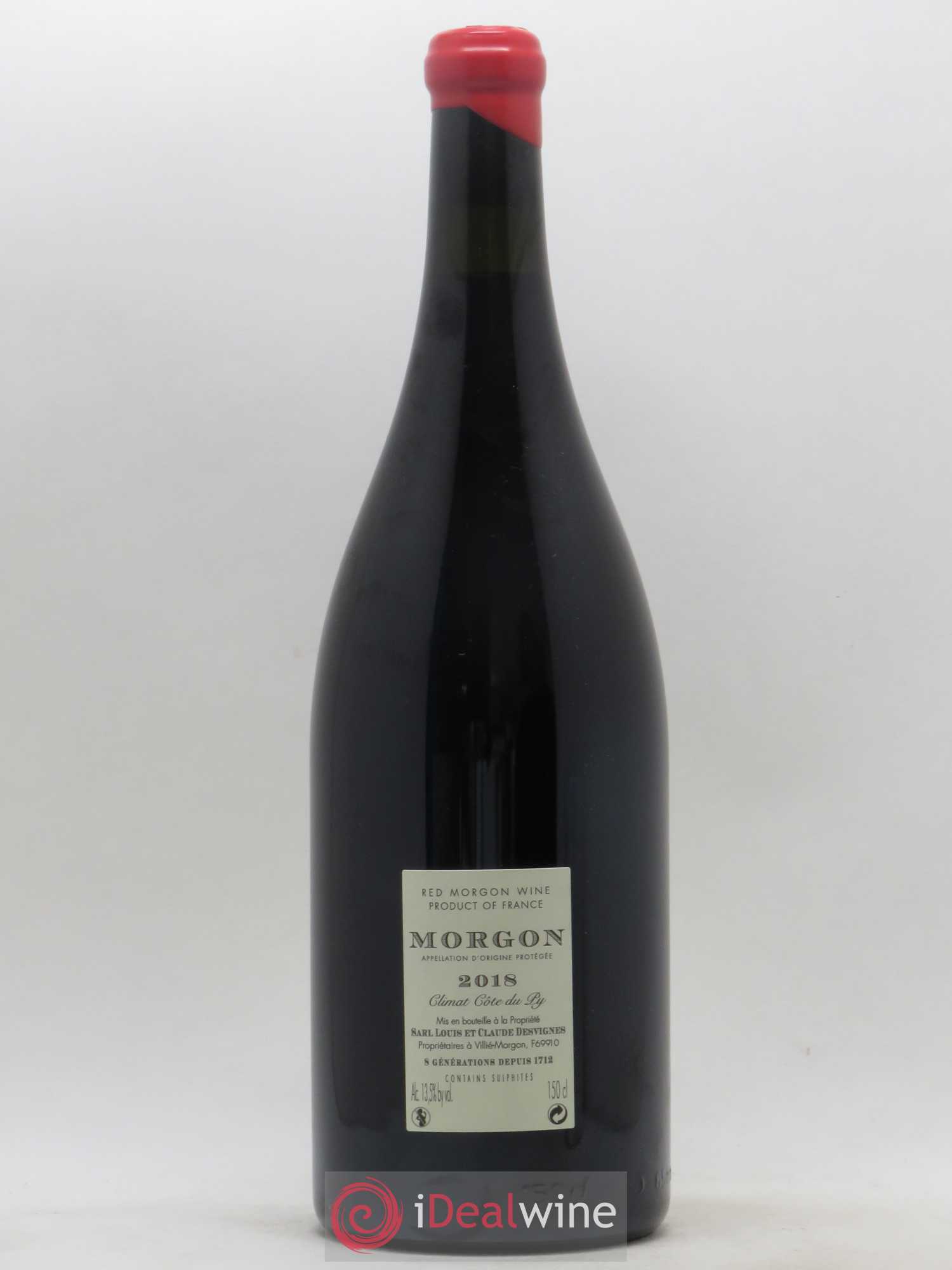 Morgon Côte de Py Javernières Louis-Claude Desvignes 2018 - Lot de 1 magnum - 1