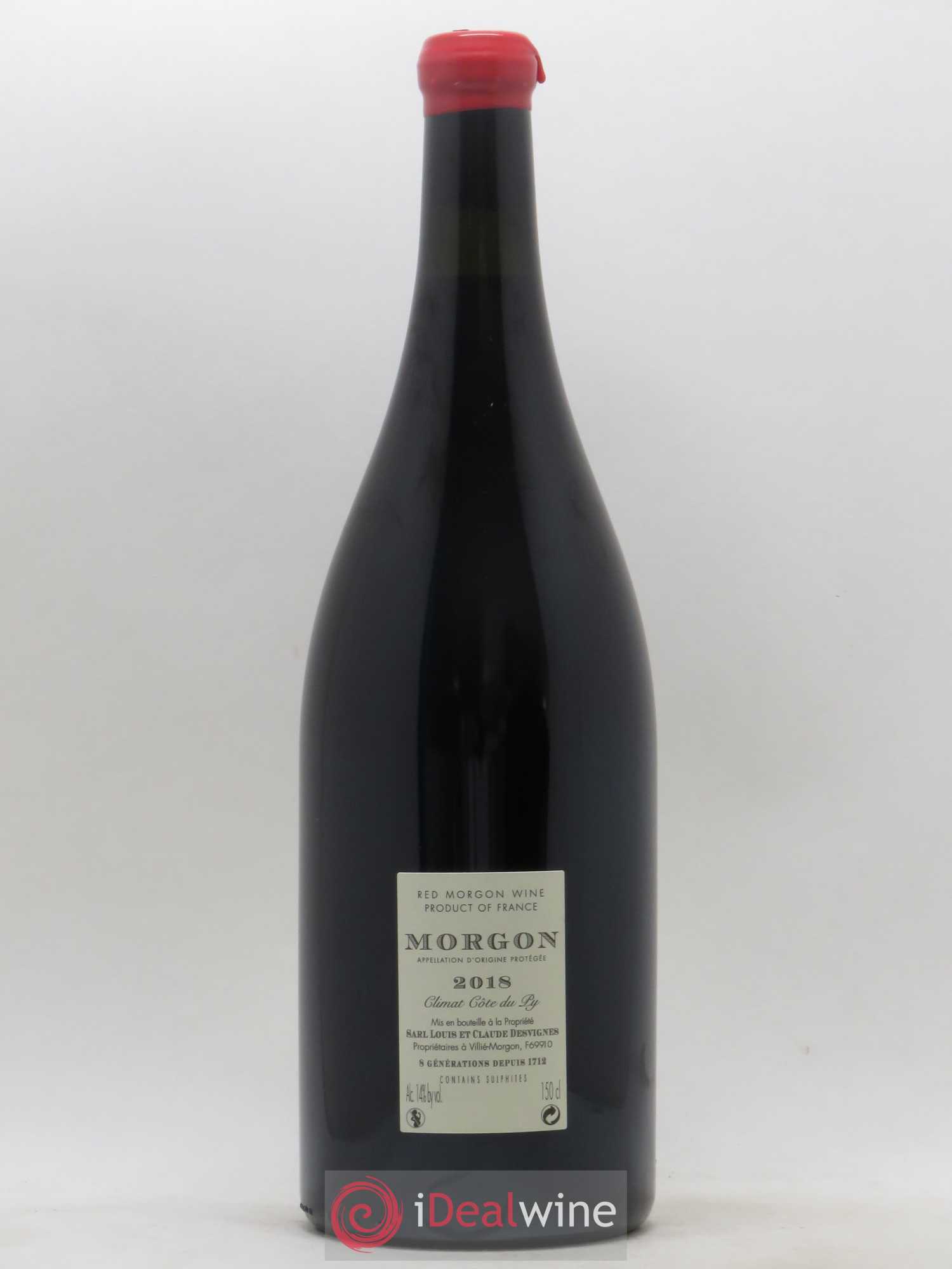 Morgon Côte du Py Louis-Claude Desvignes 2018 - Lot de 1 magnum - 1