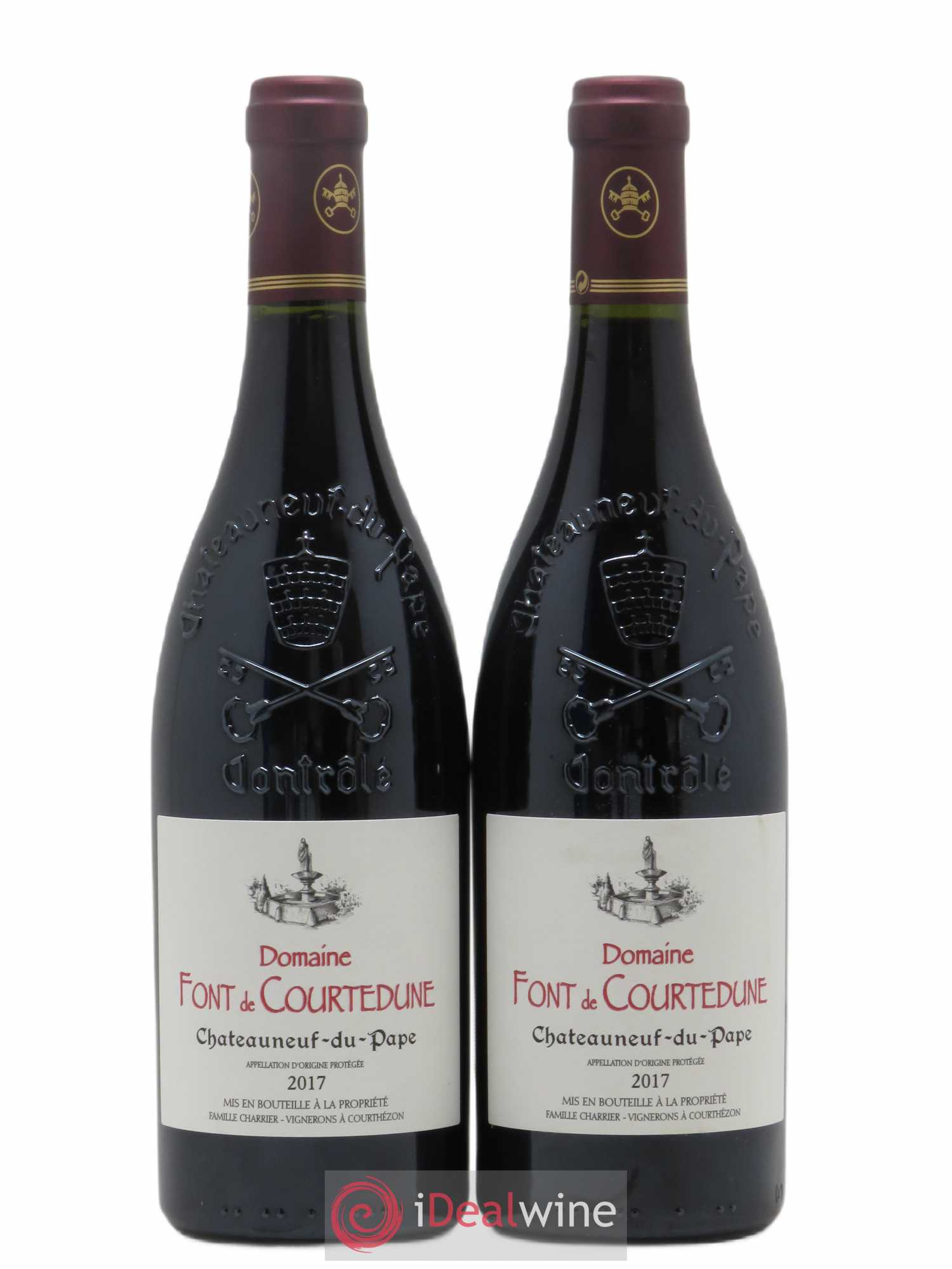 Châteauneuf-du-Pape Domaine Font De Courtedune 2017 - Lot de 2 bouteilles - 0