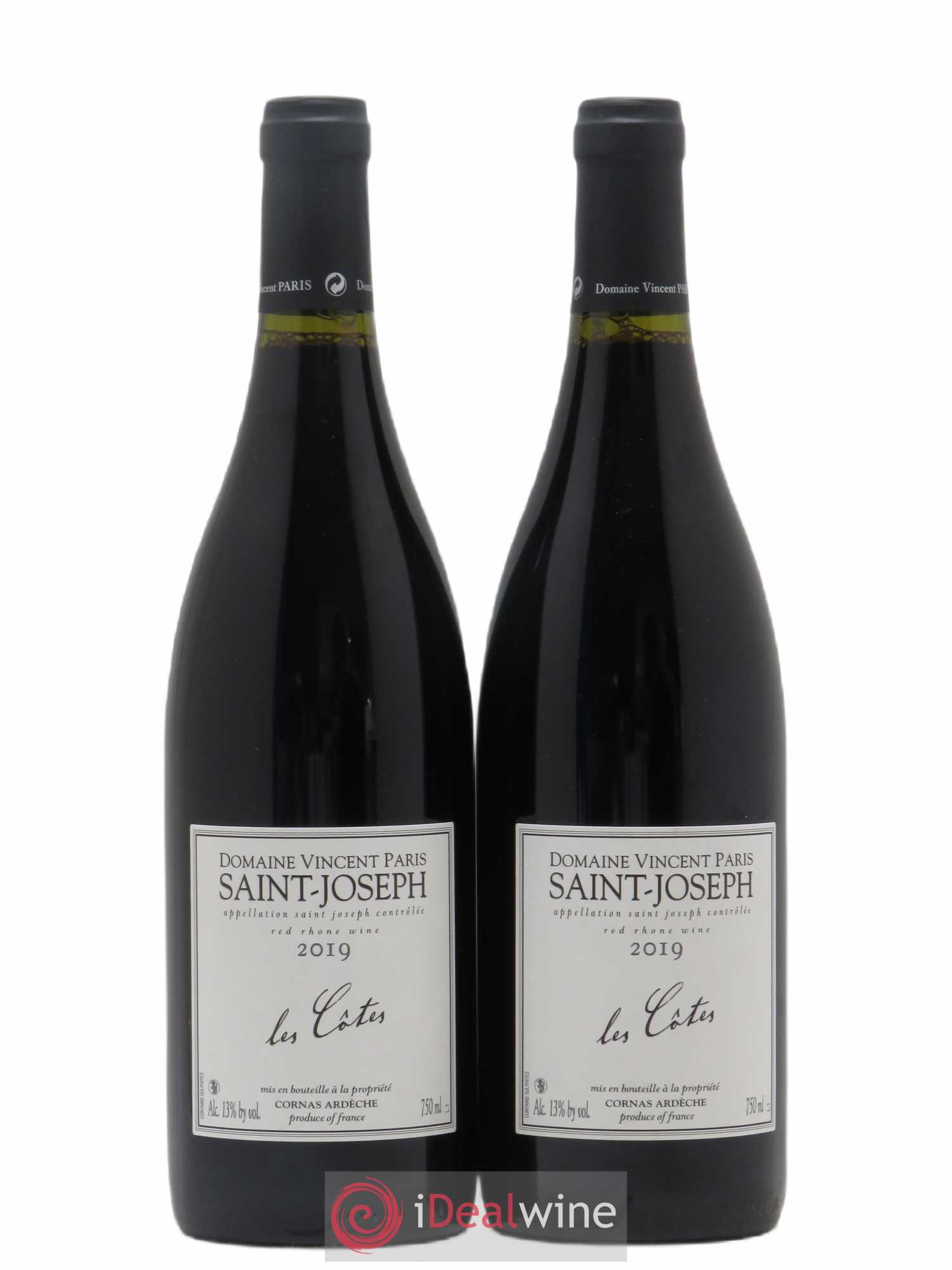 Saint-Joseph Vincent Paris Les Côtes (sans prix de réserve) 2019 - Posten von 2 Flaschen - 0